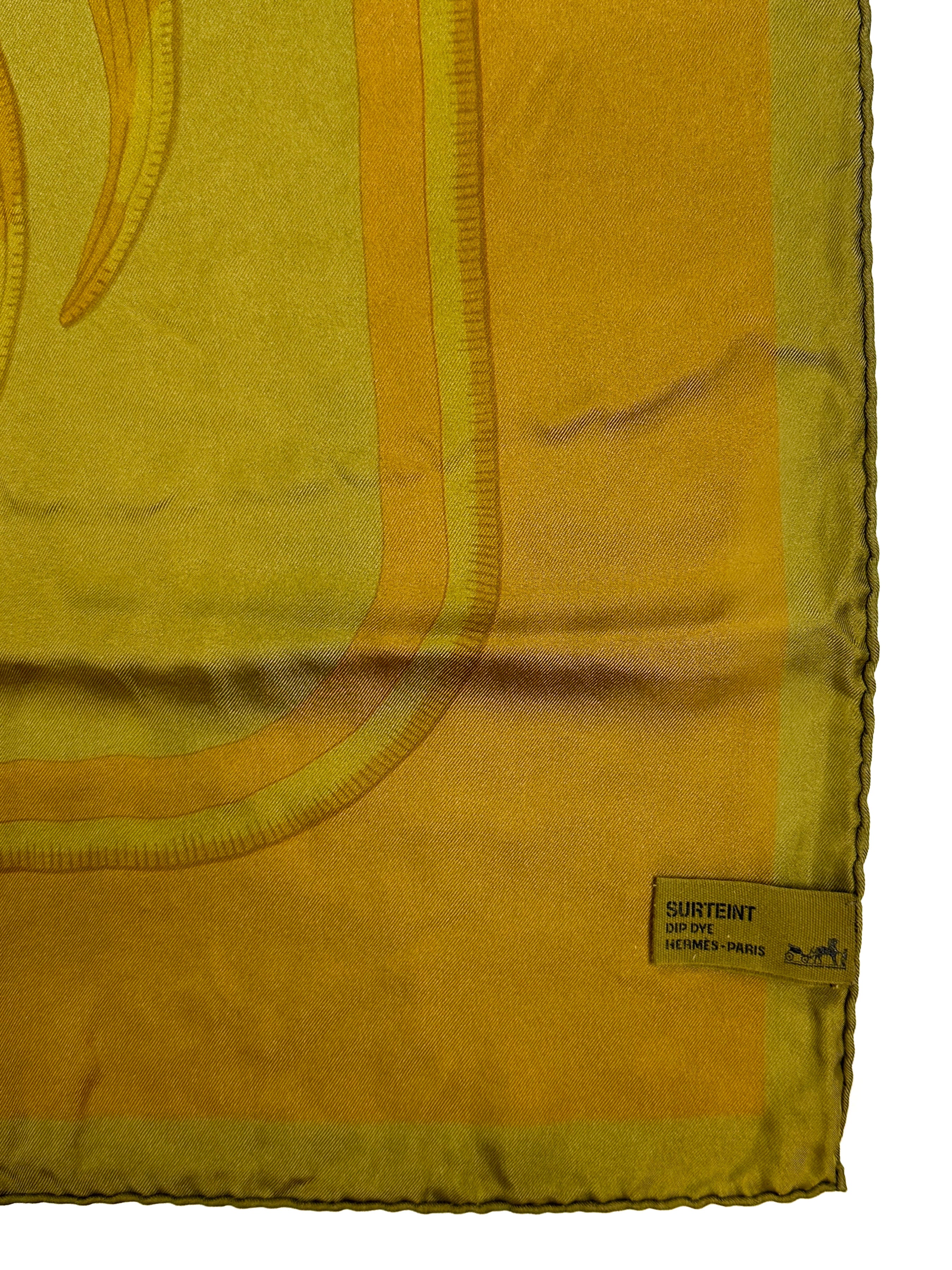 Hermès Tigre Royal Dip-Dye Silk 140