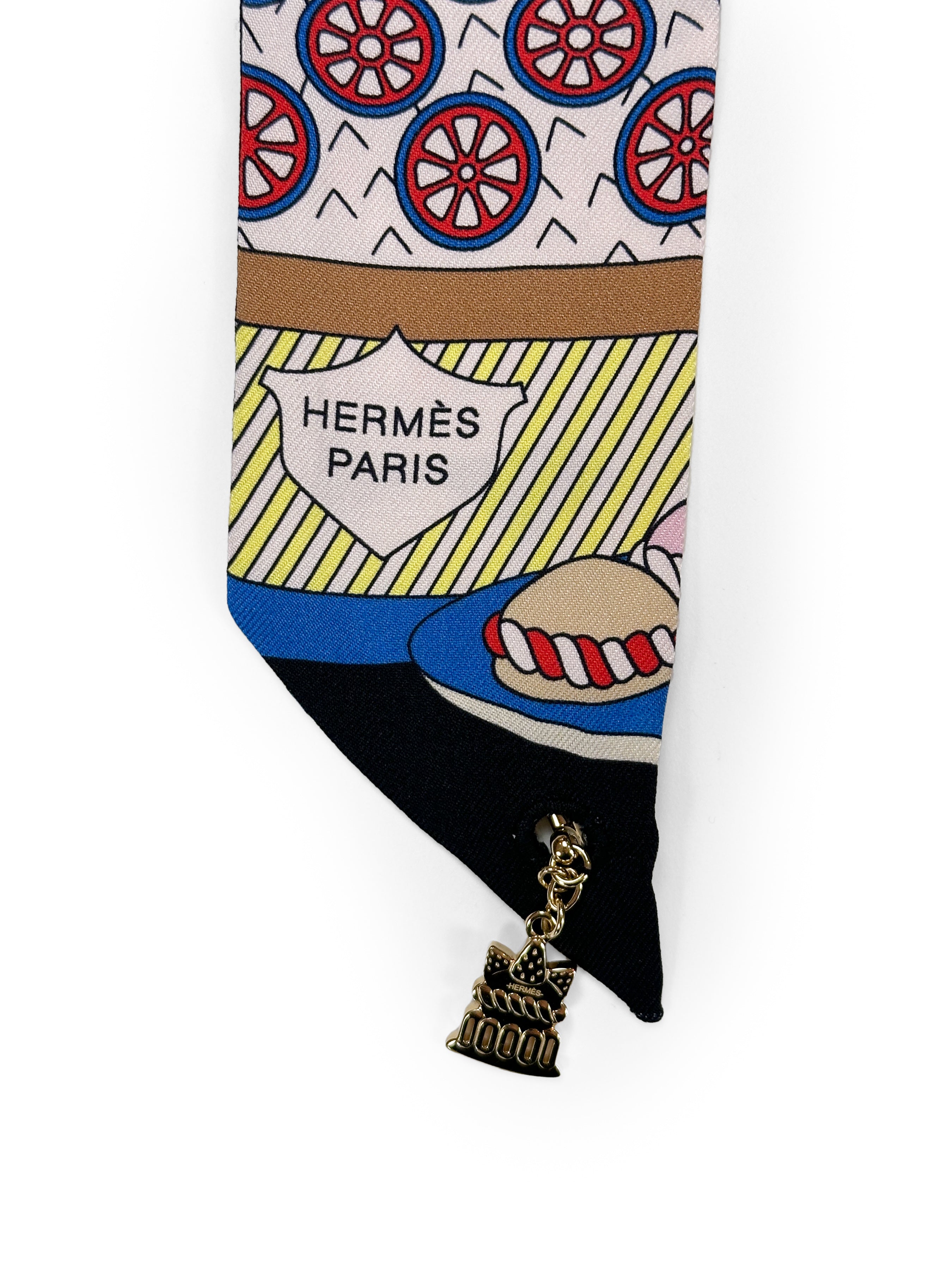 Hermès La Patisserie Francaise Charm Twilly