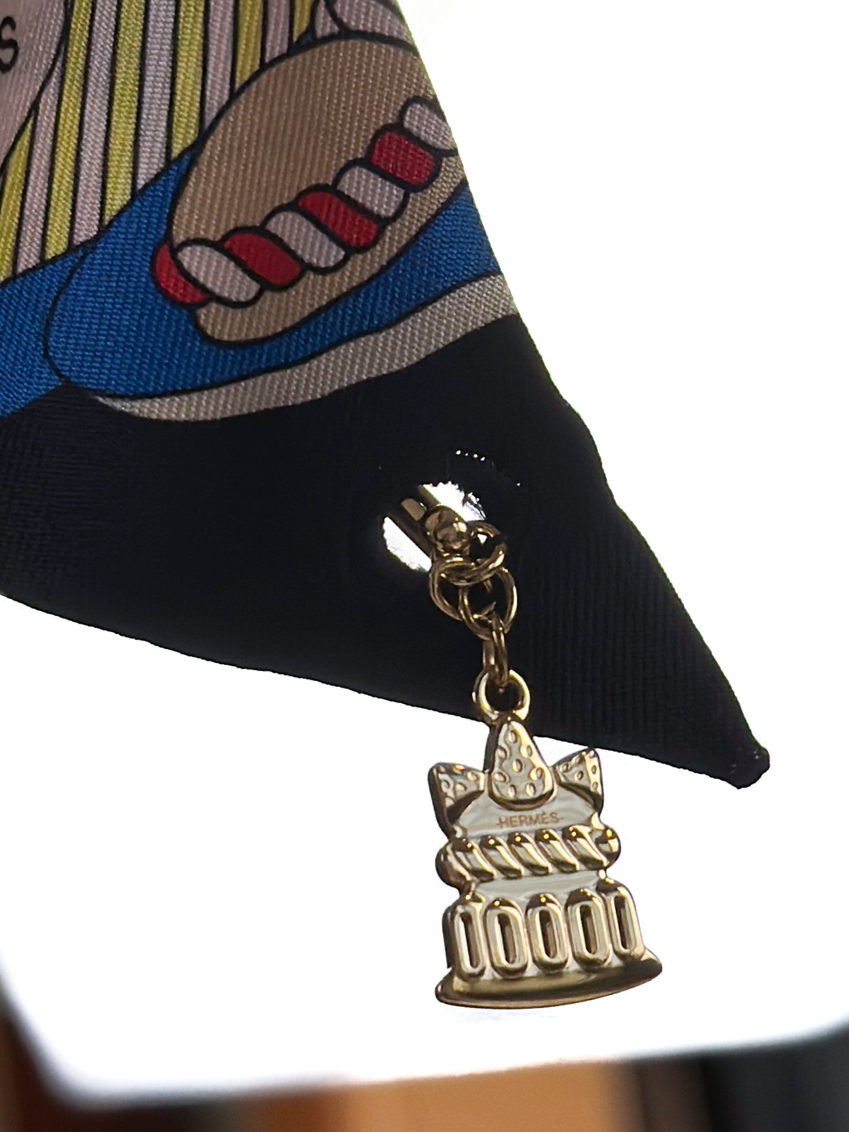 Hermès La Patisserie Francaise Charm Twilly