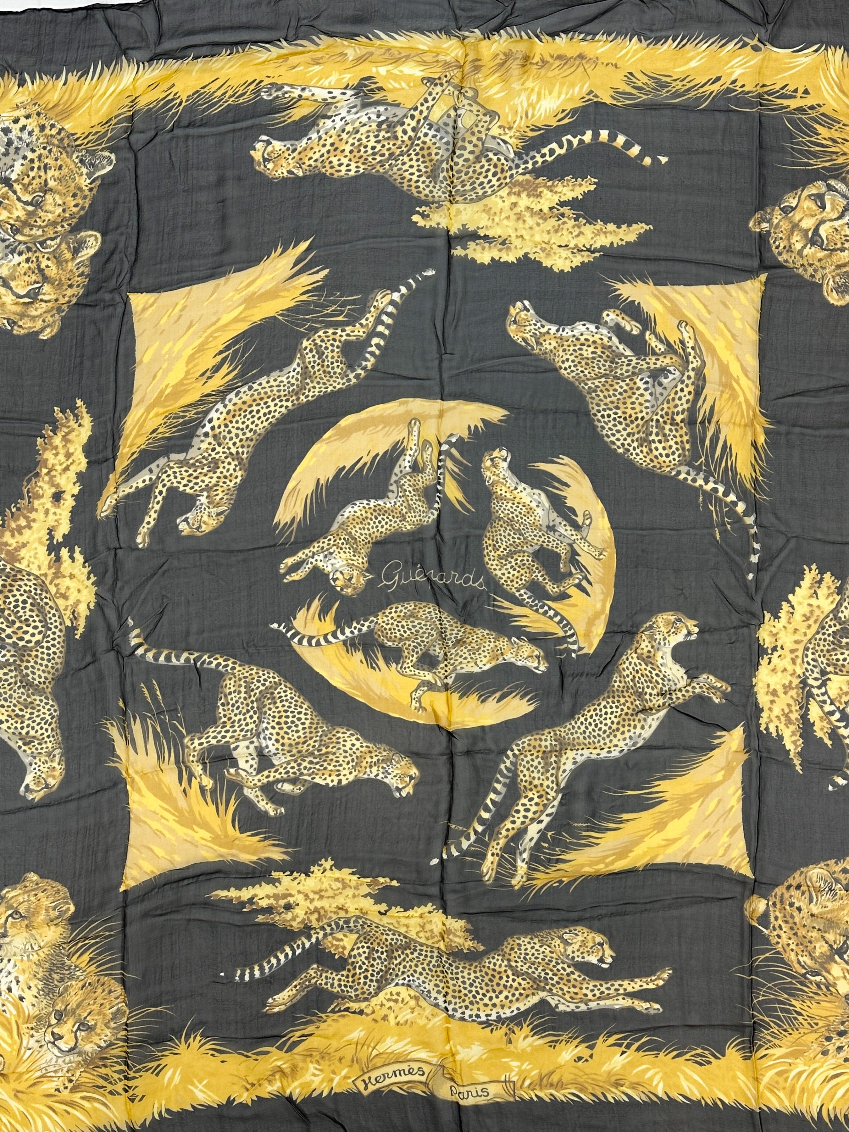 Hermès Guépards Mousseline 140