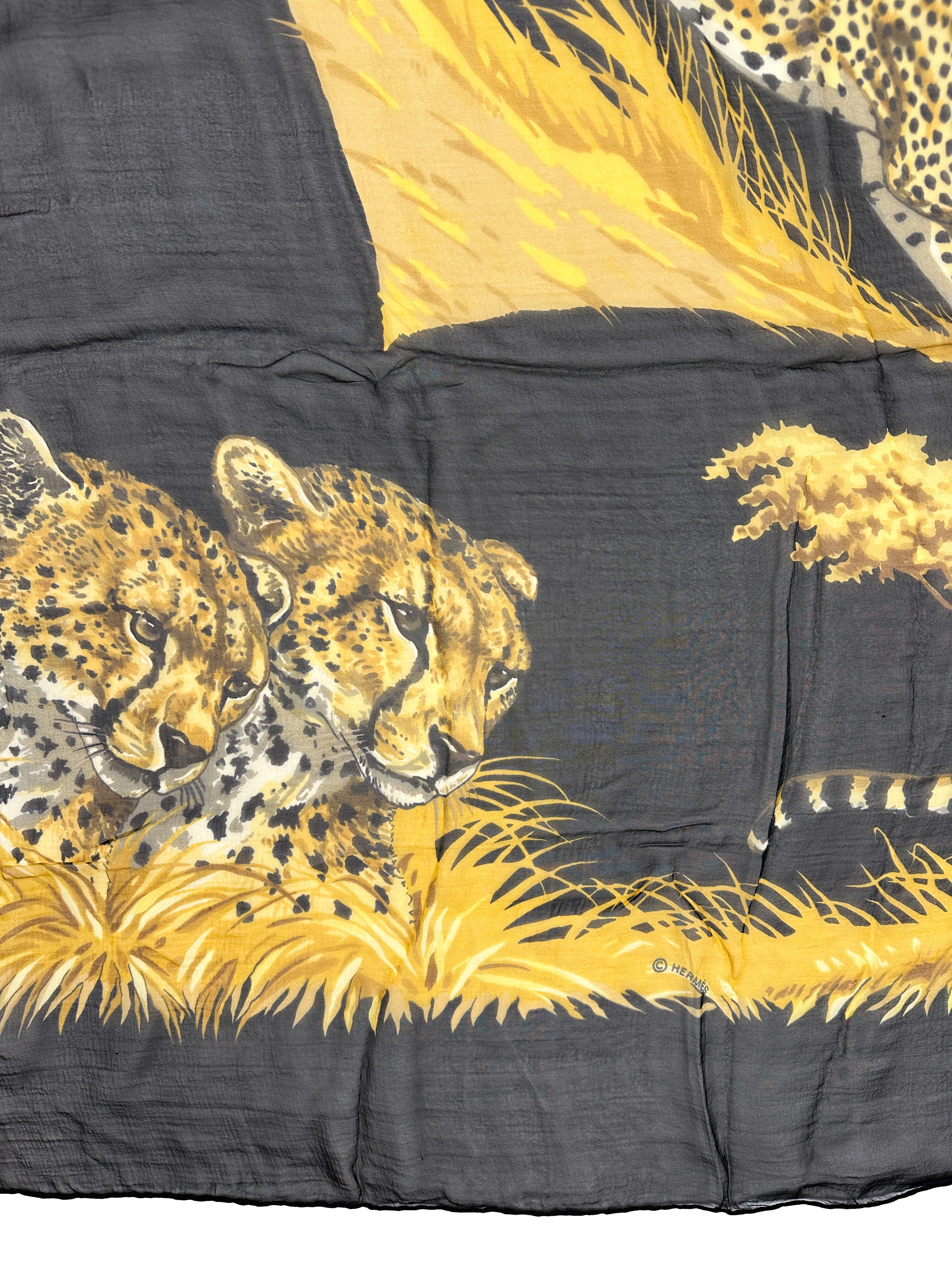 Hermès Guépards Mousseline 140