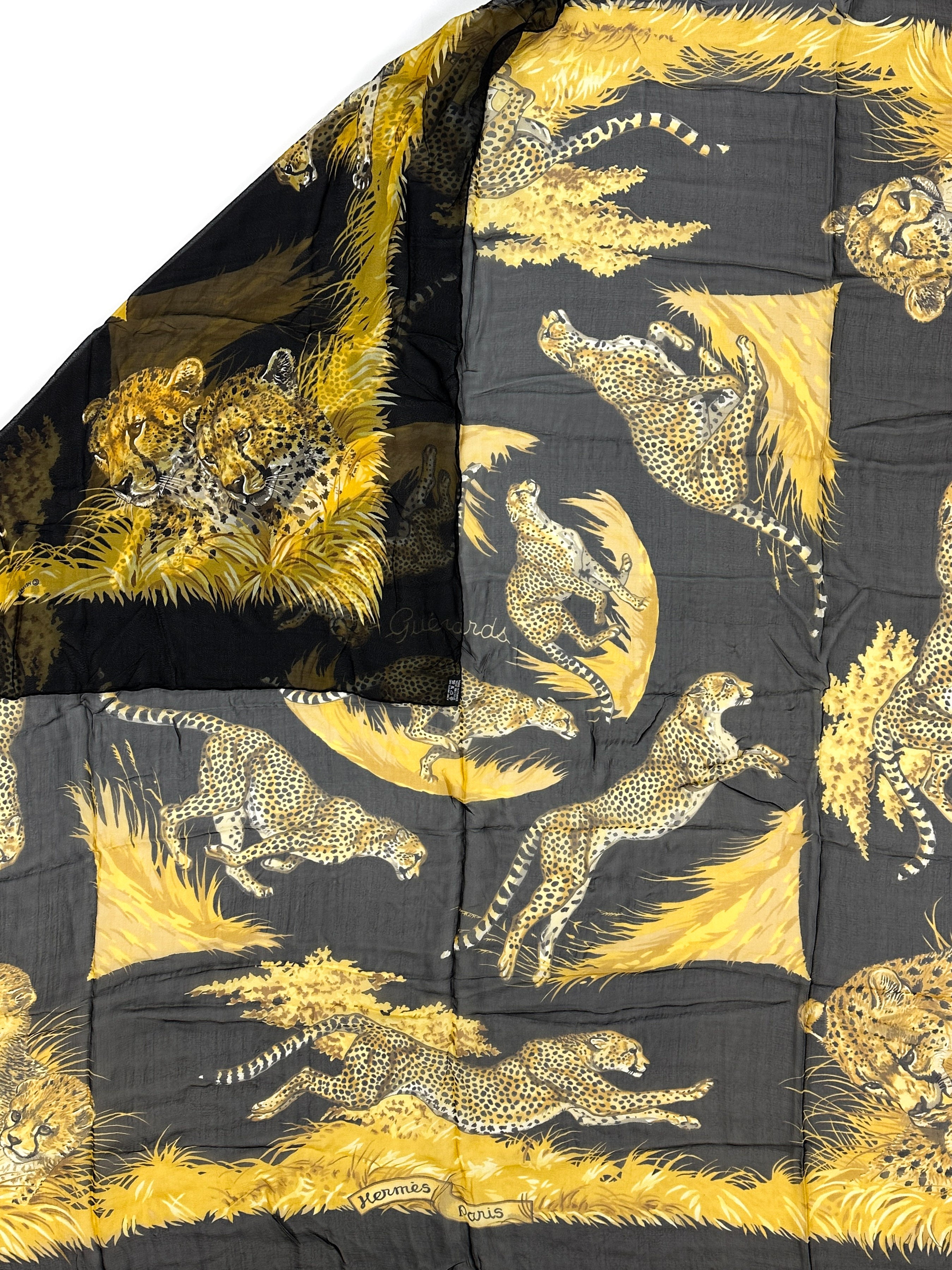 Hermès Guépards Mousseline 140