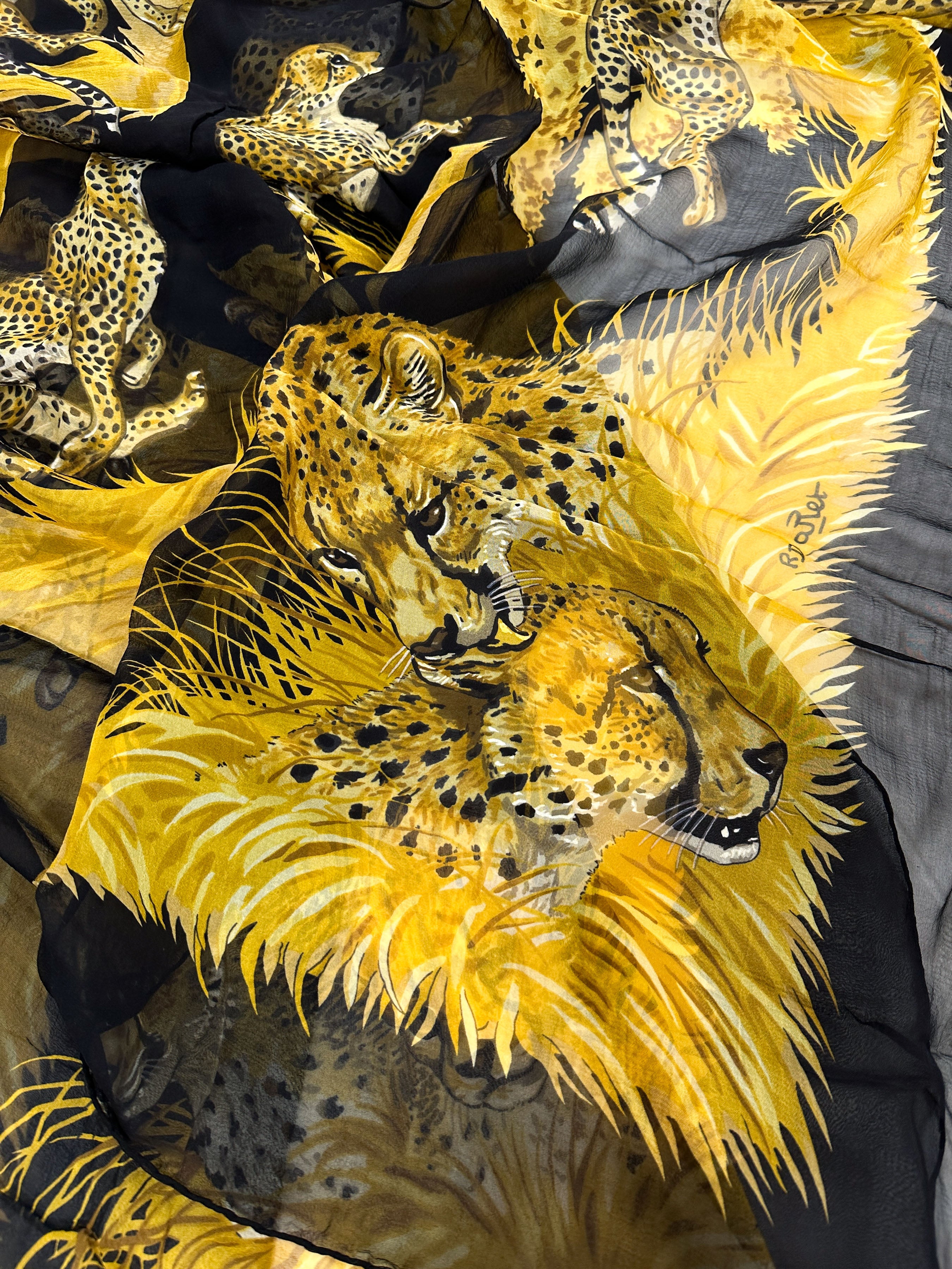 Hermès Guépards Mousseline 140