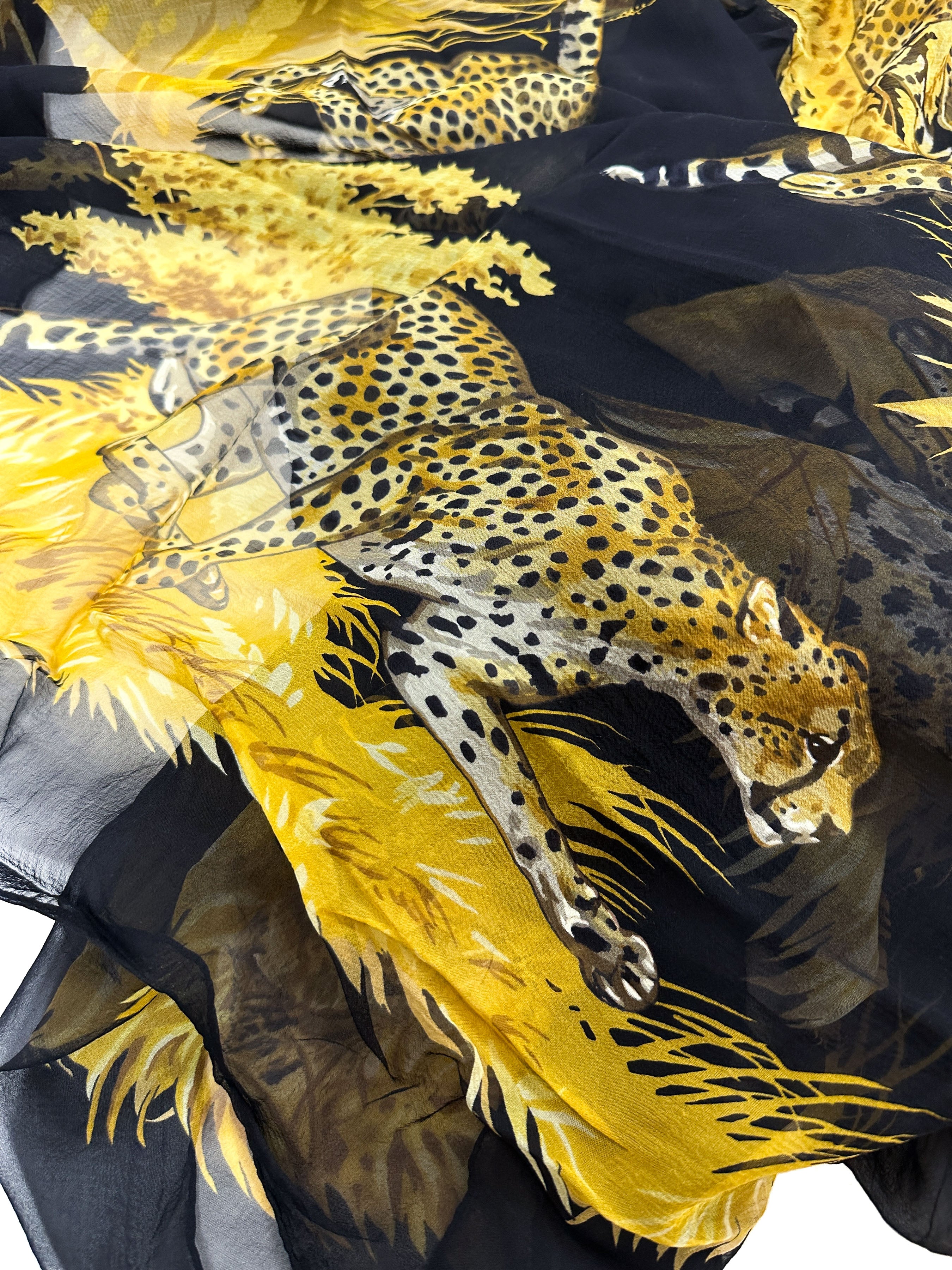 Hermès Guépards Mousseline 140