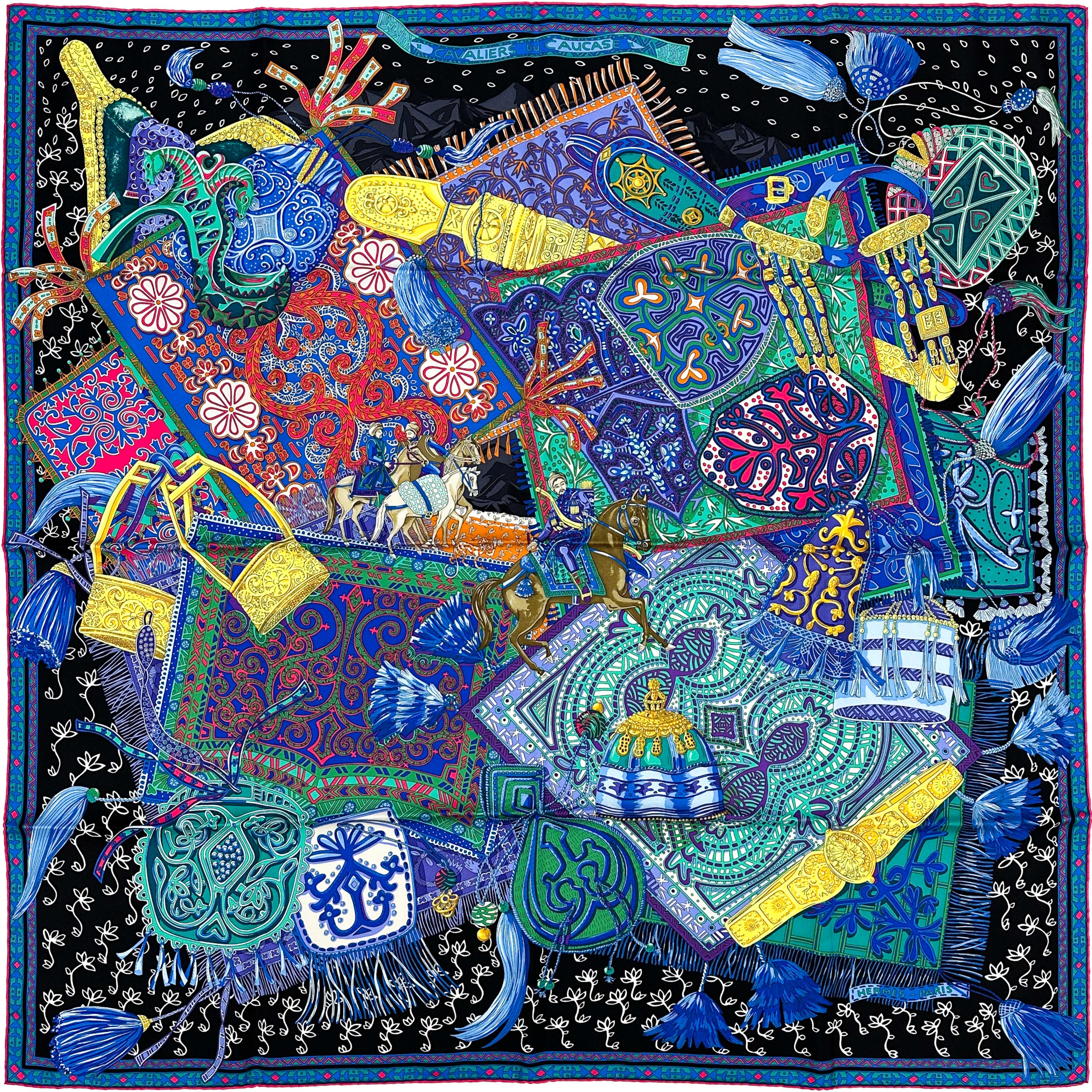 Hermès Cavaliers du Caucase 90