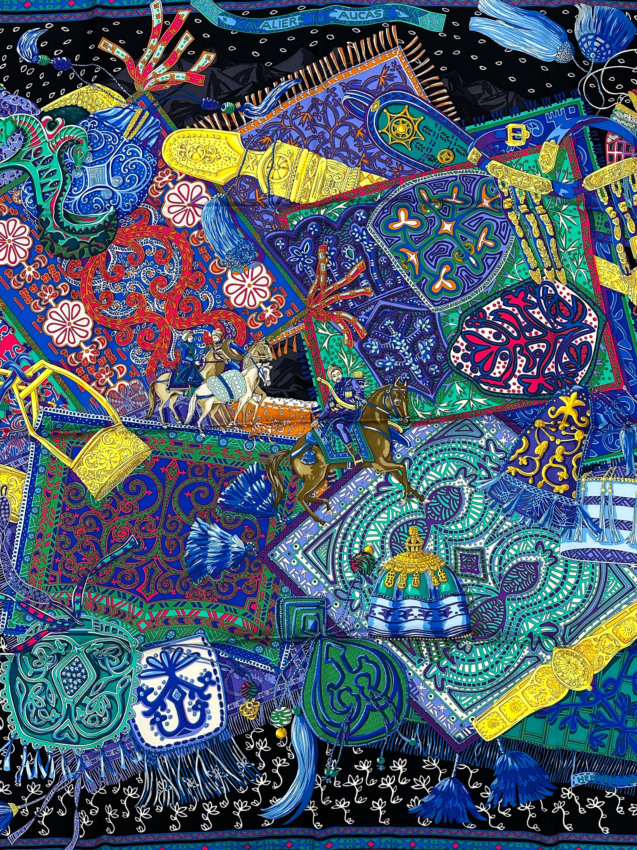 Hermès Cavaliers du Caucase 90