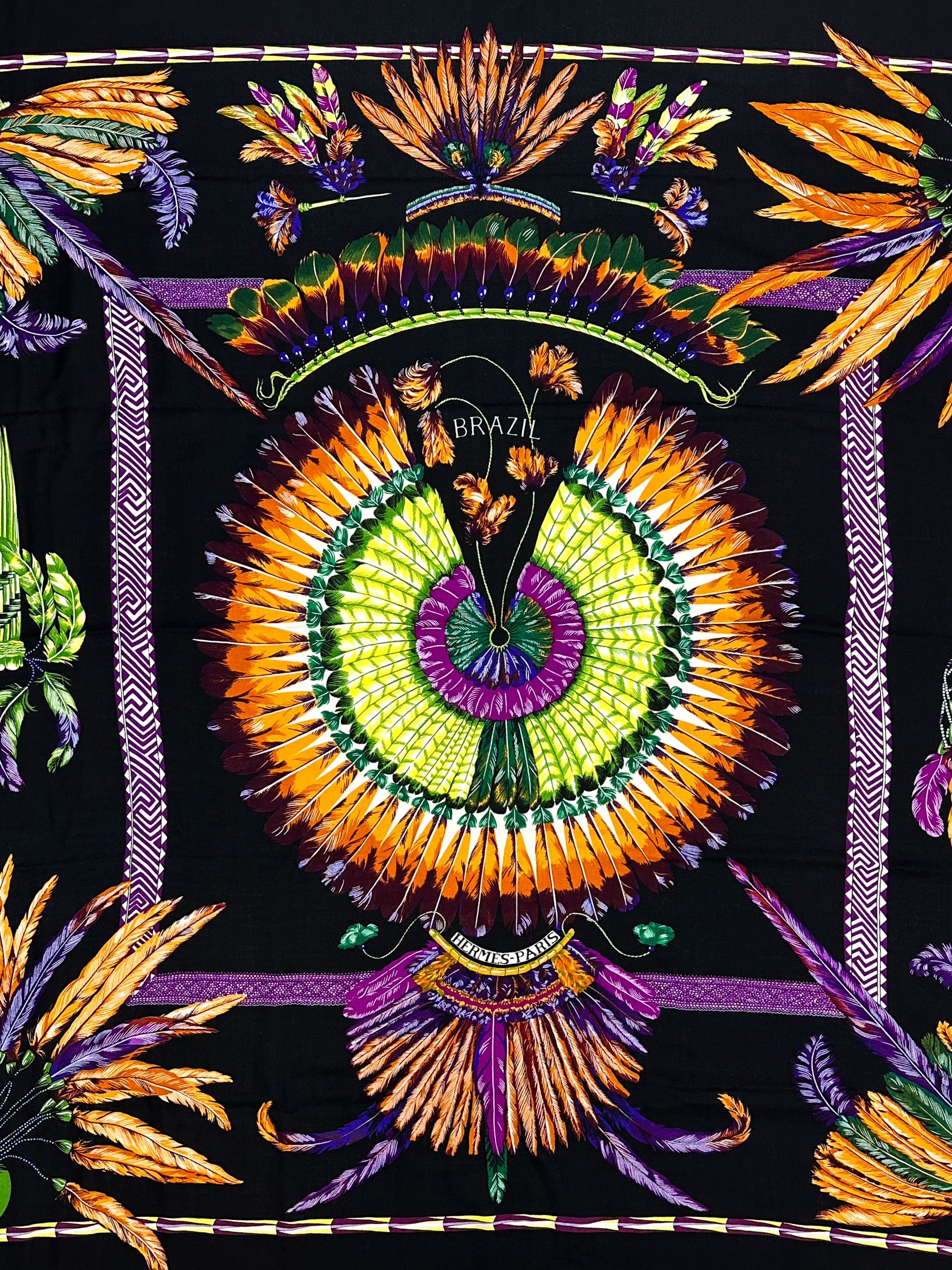 Hermès Brazil Cashmere Silk 140