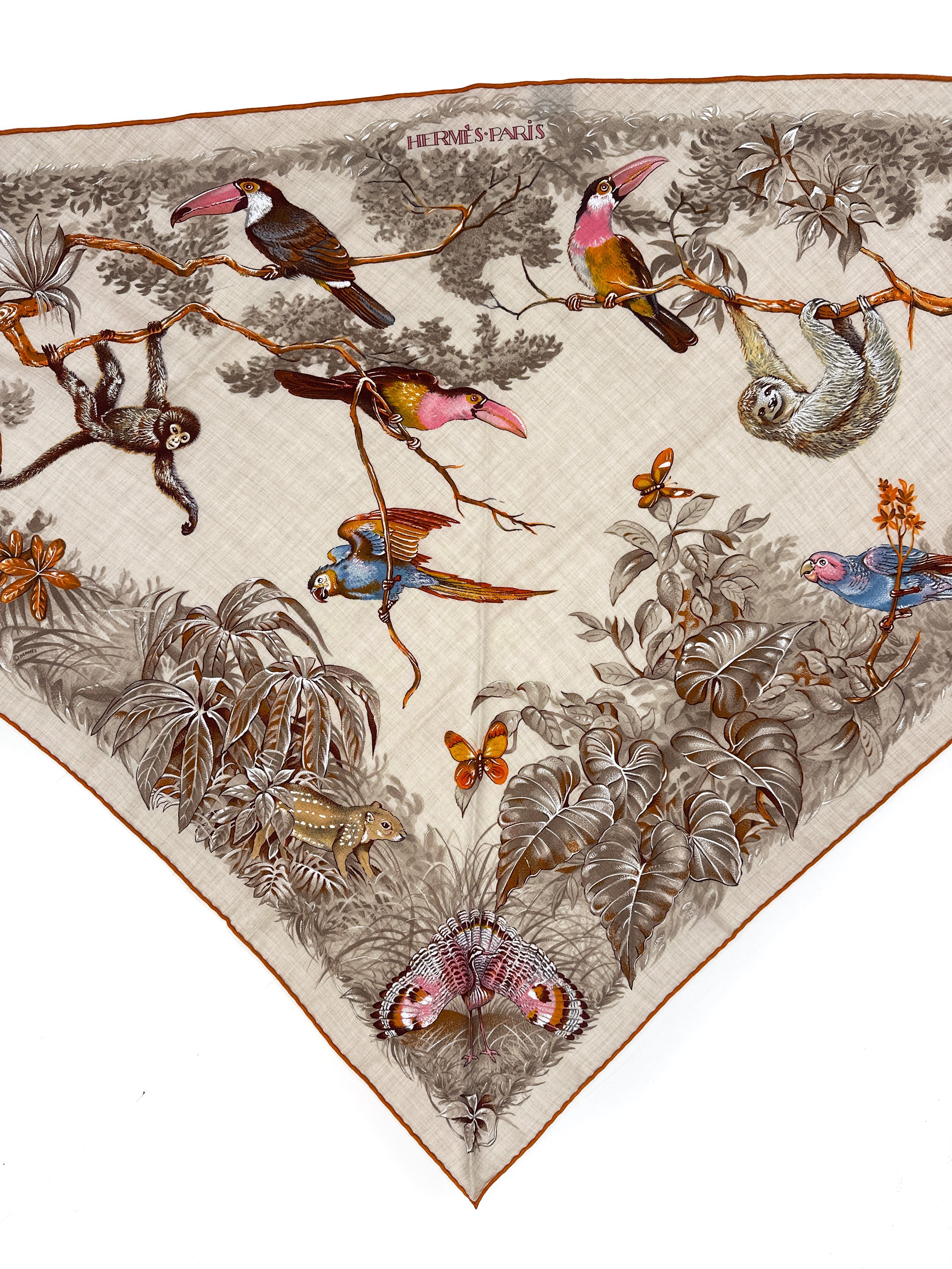 Hermès Équateur Cashmere Silk Giant Triangle