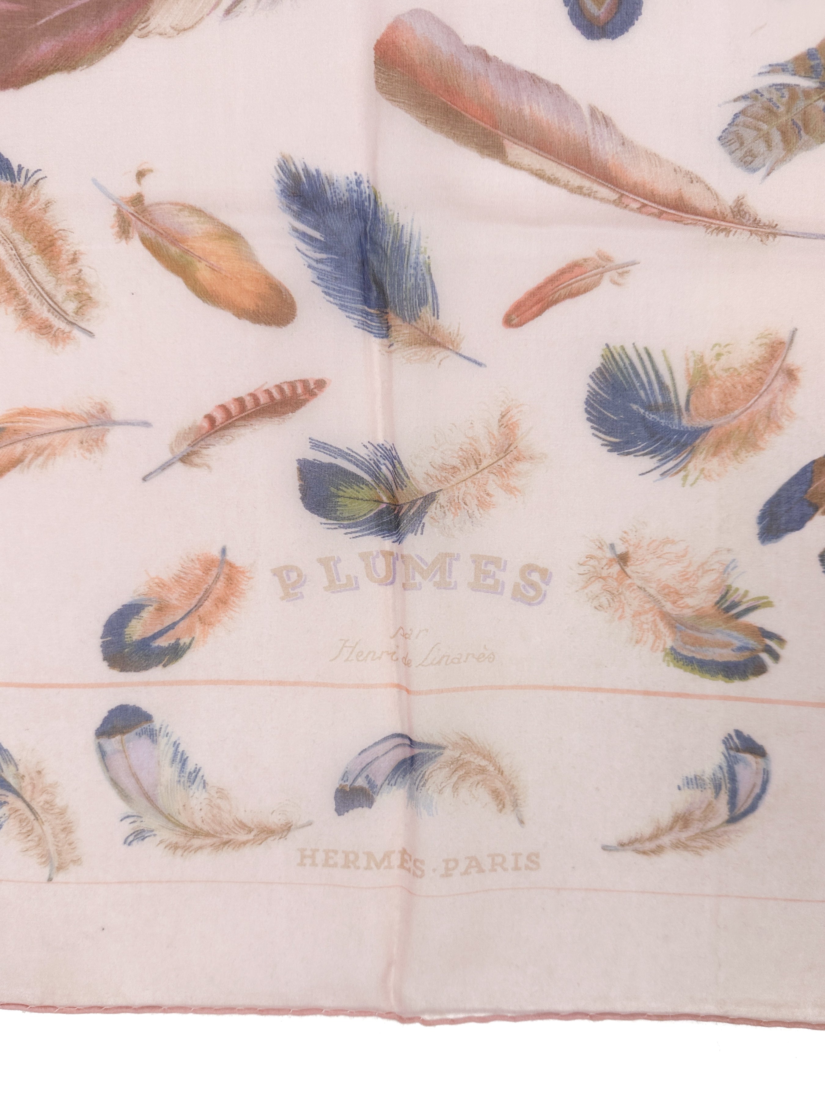 Hermès Plumes Mousseline 90