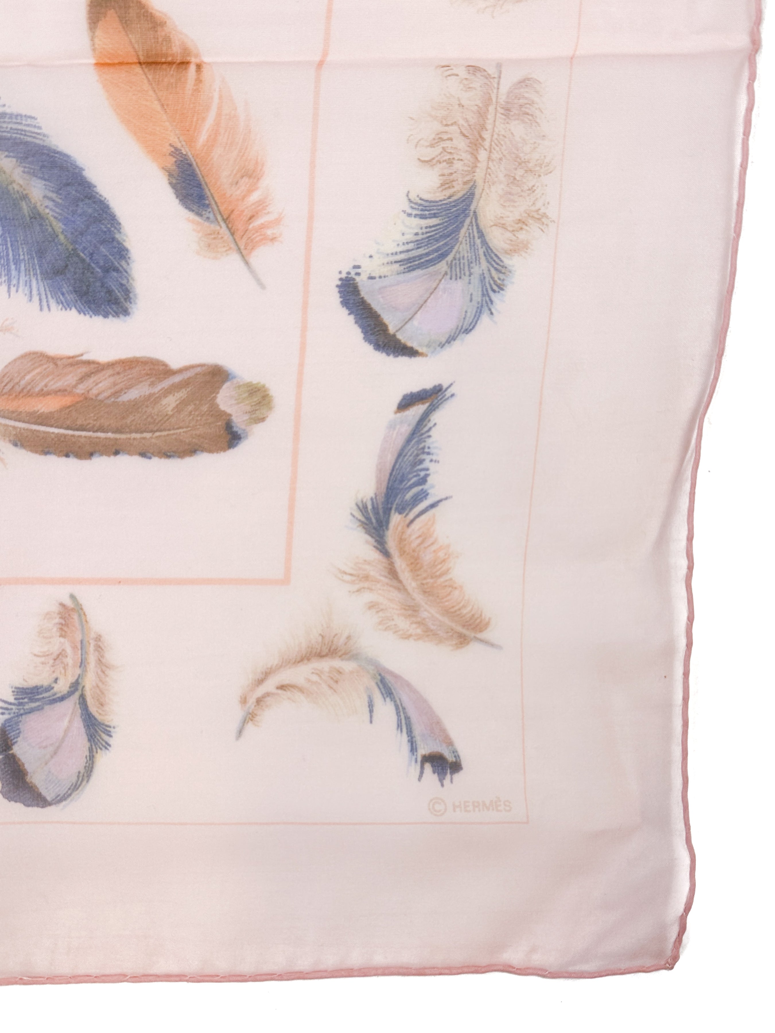 Hermès Plumes Mousseline 90