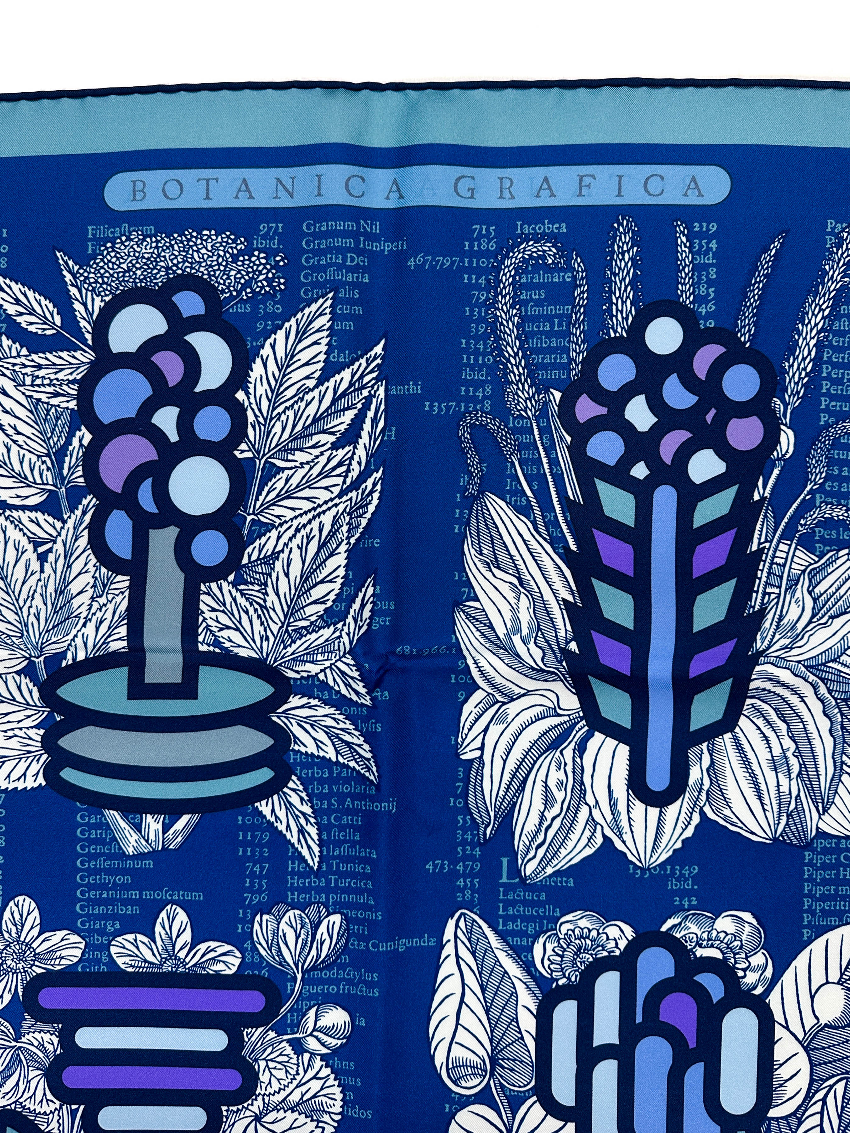 Hermès Botanica Grafica Double Face 90