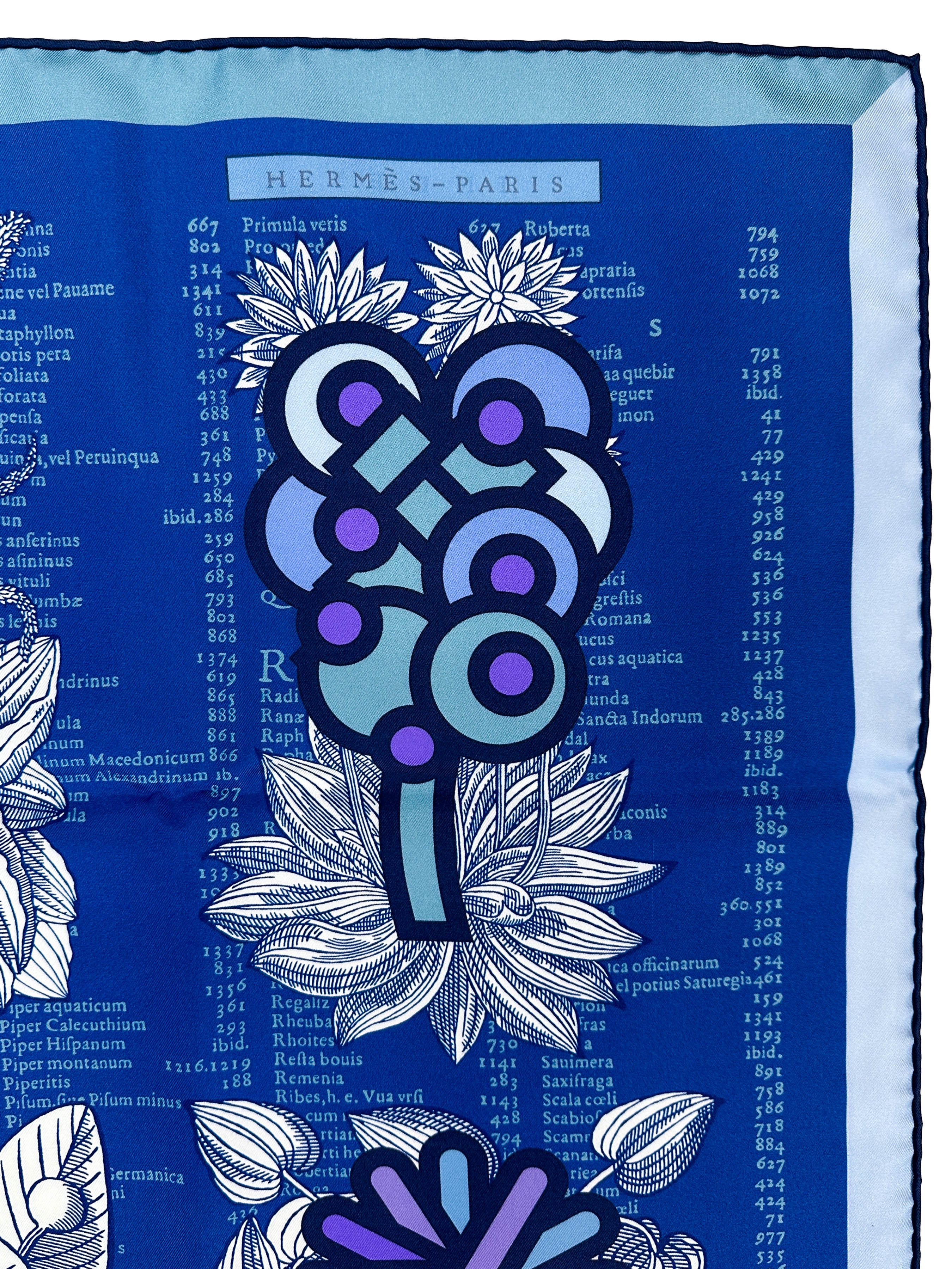 Hermès Botanica Grafica Double Face 90