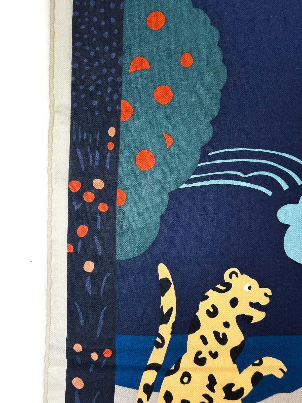 Hermès Le Livre d'Esope Cashmere Silk 140