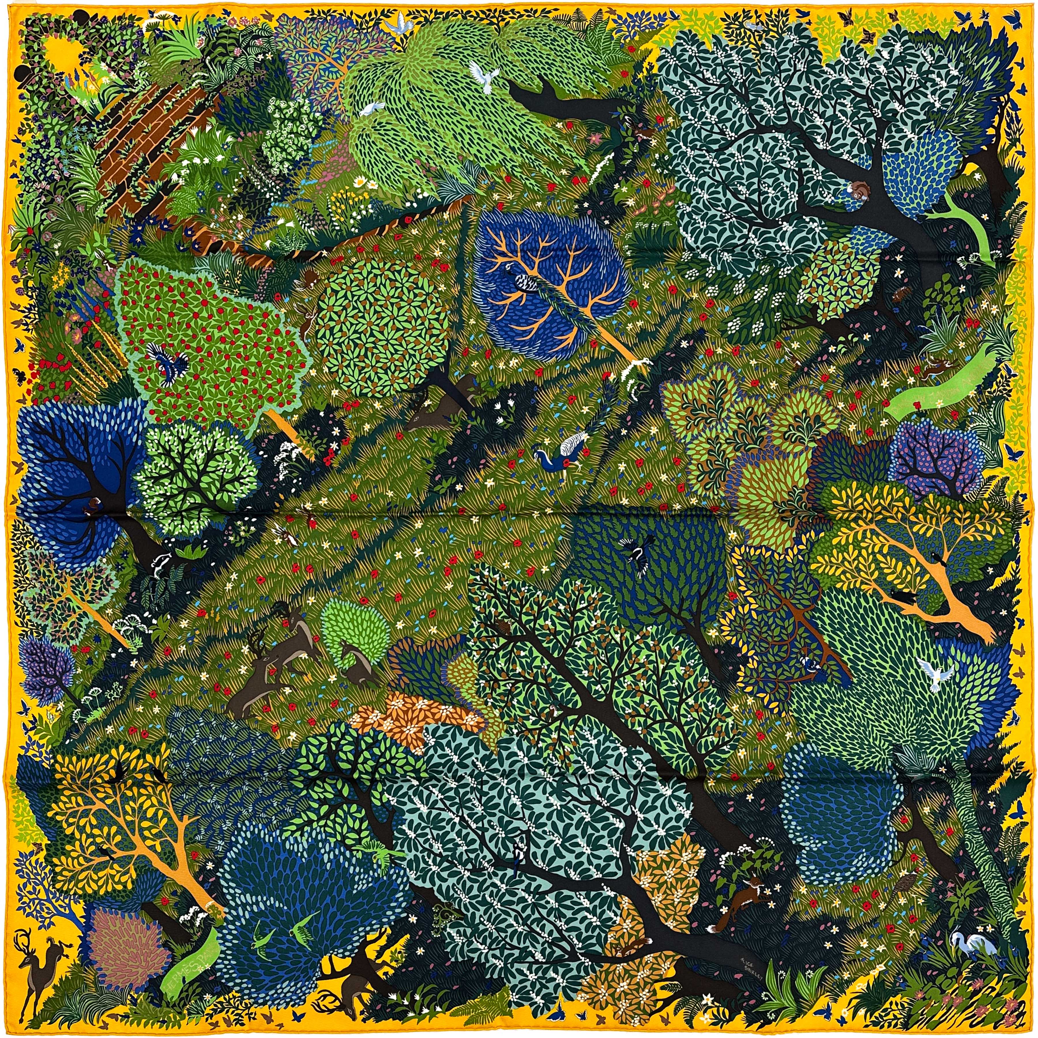 Hermès Dans un Jardin Anglais 90