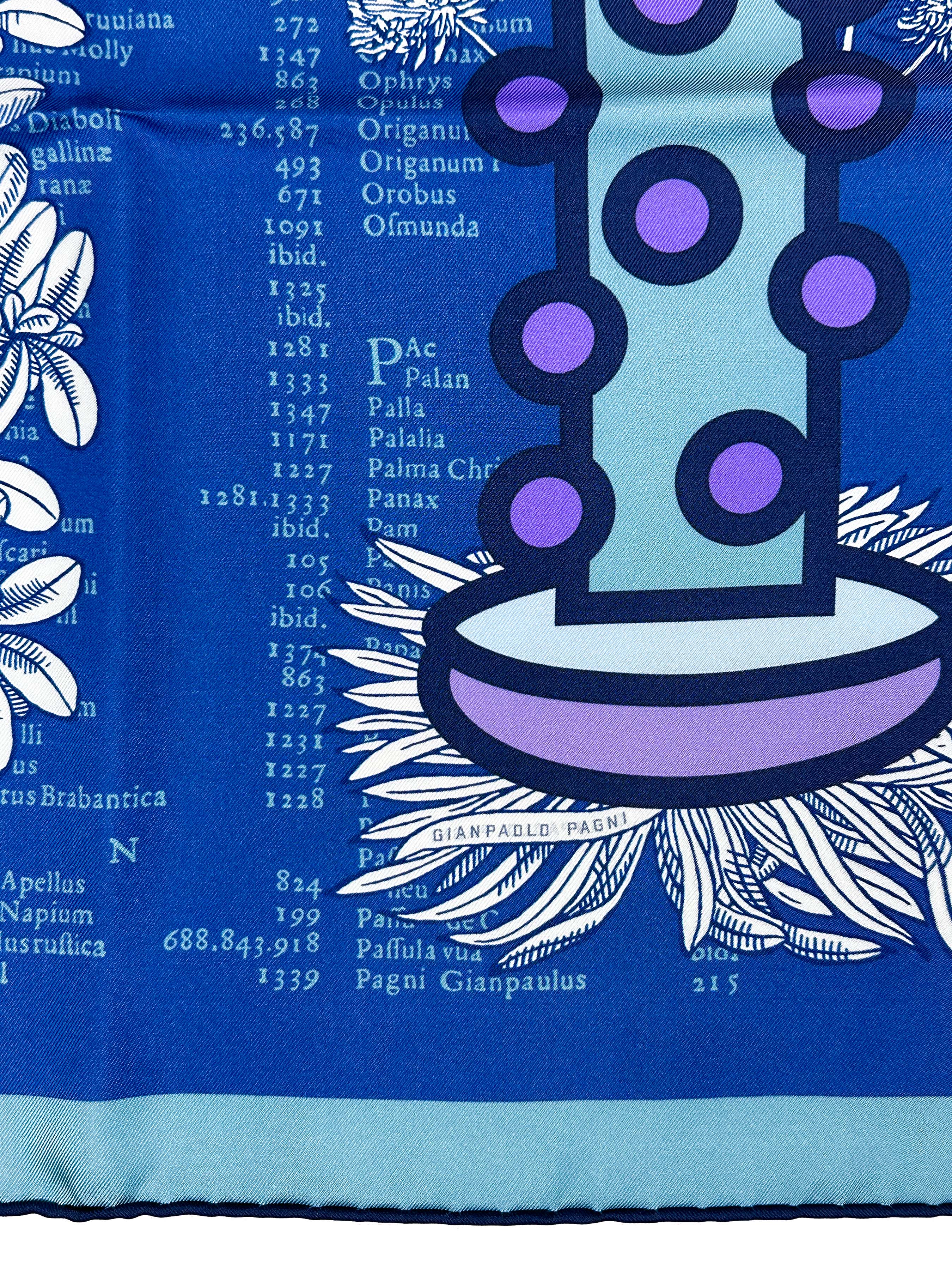 Hermès Botanica Grafica Double Face 90