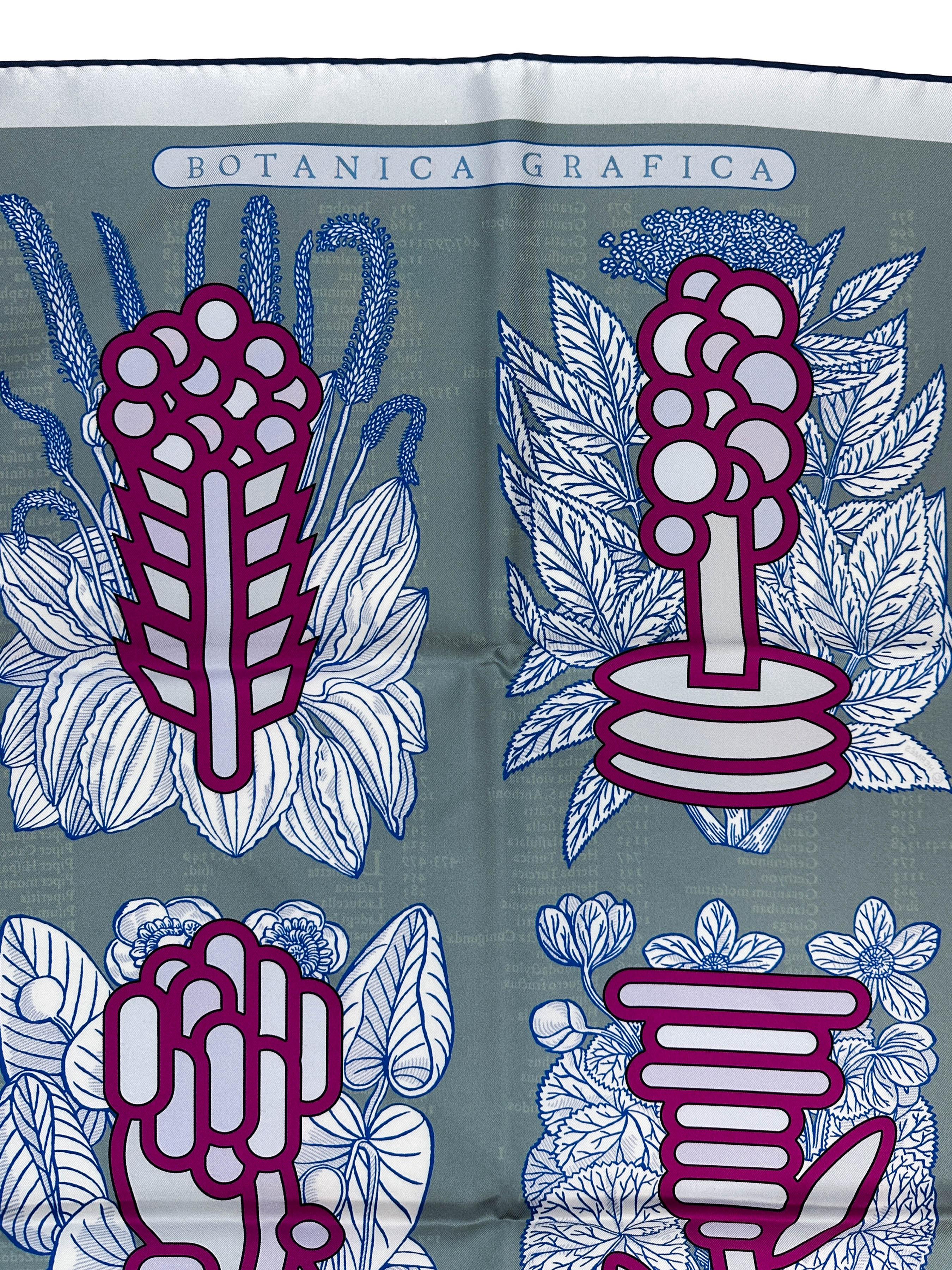 Hermès Botanica Grafica Double Face 90