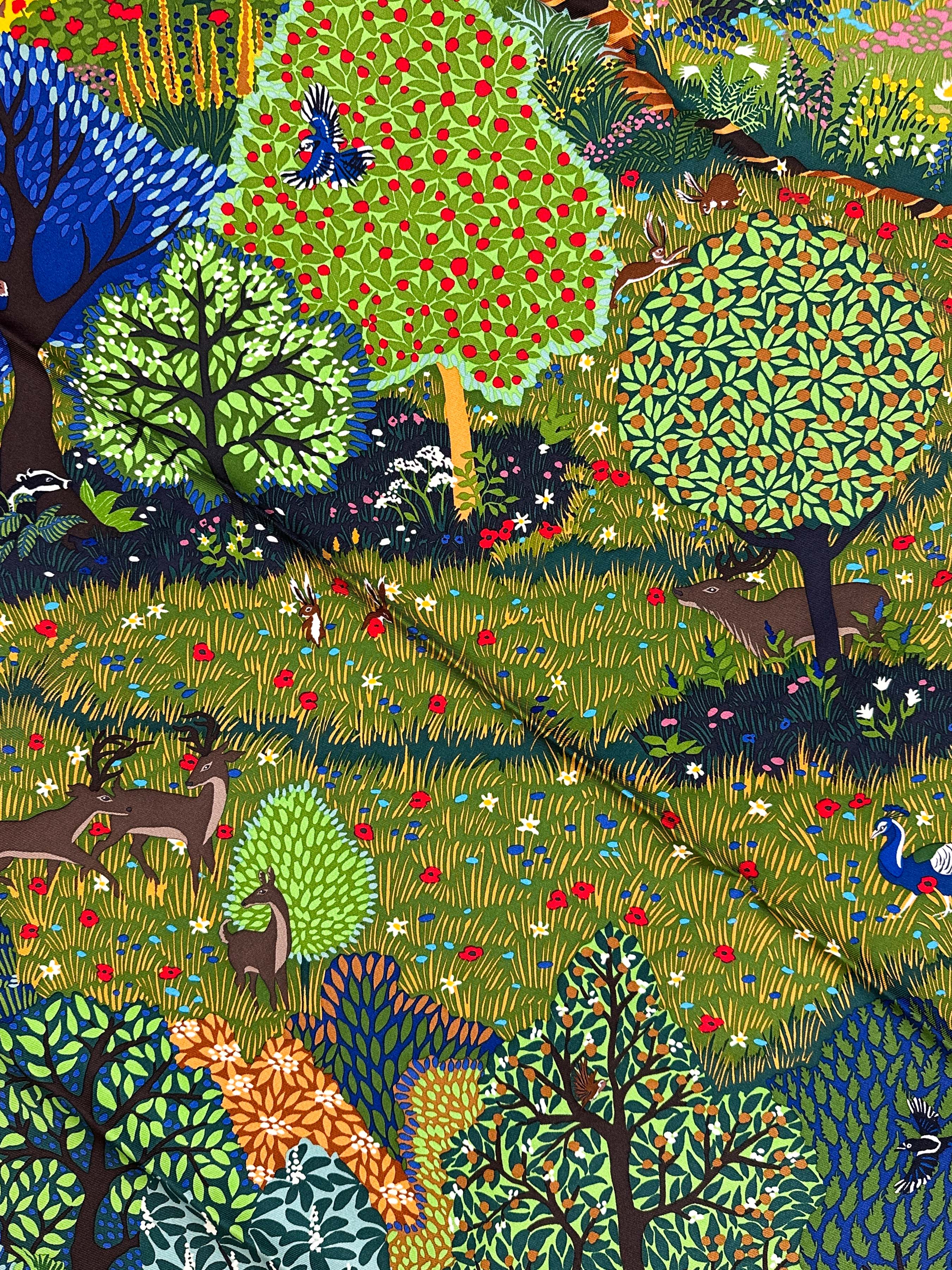 Hermès Dans un Jardin Anglais 90