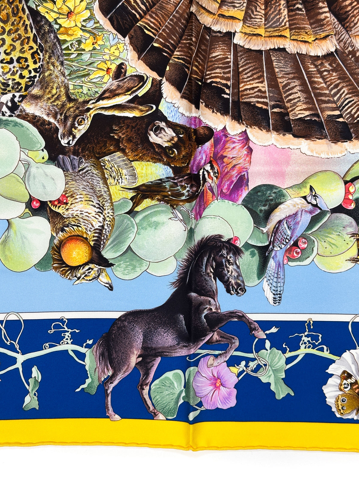 Hermès Faune et Flore du Texas Forever 90