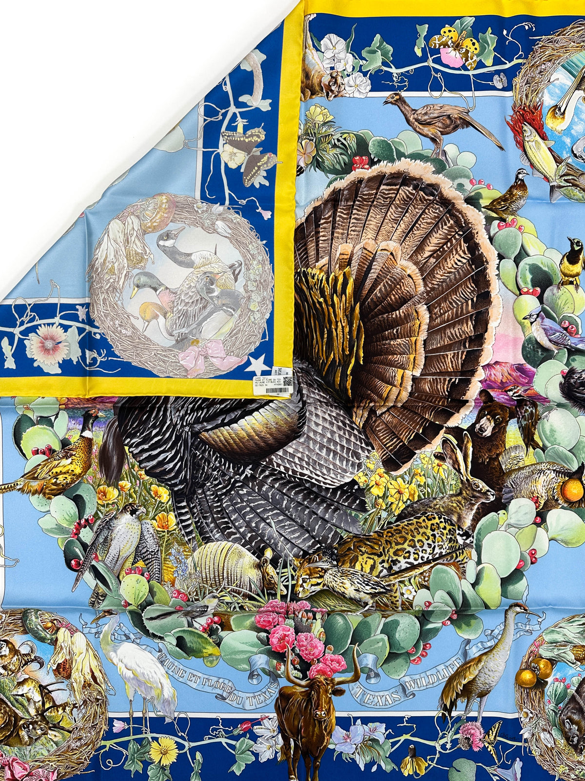 Hermès Faune et Flore du Texas Forever 90