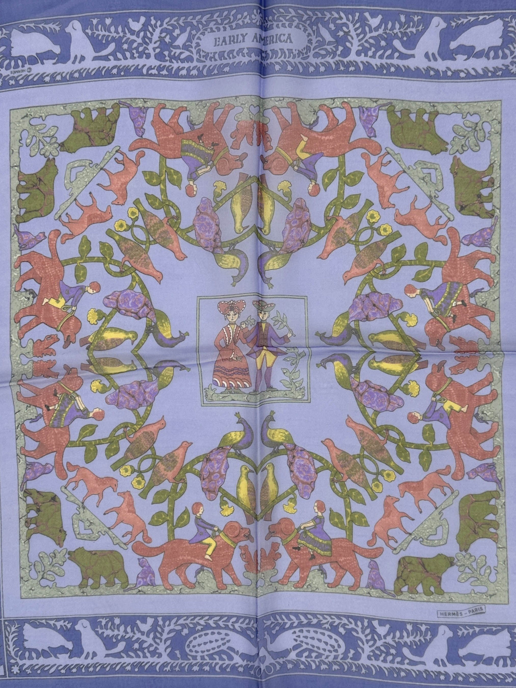 Hermès Early America Mousseline 45