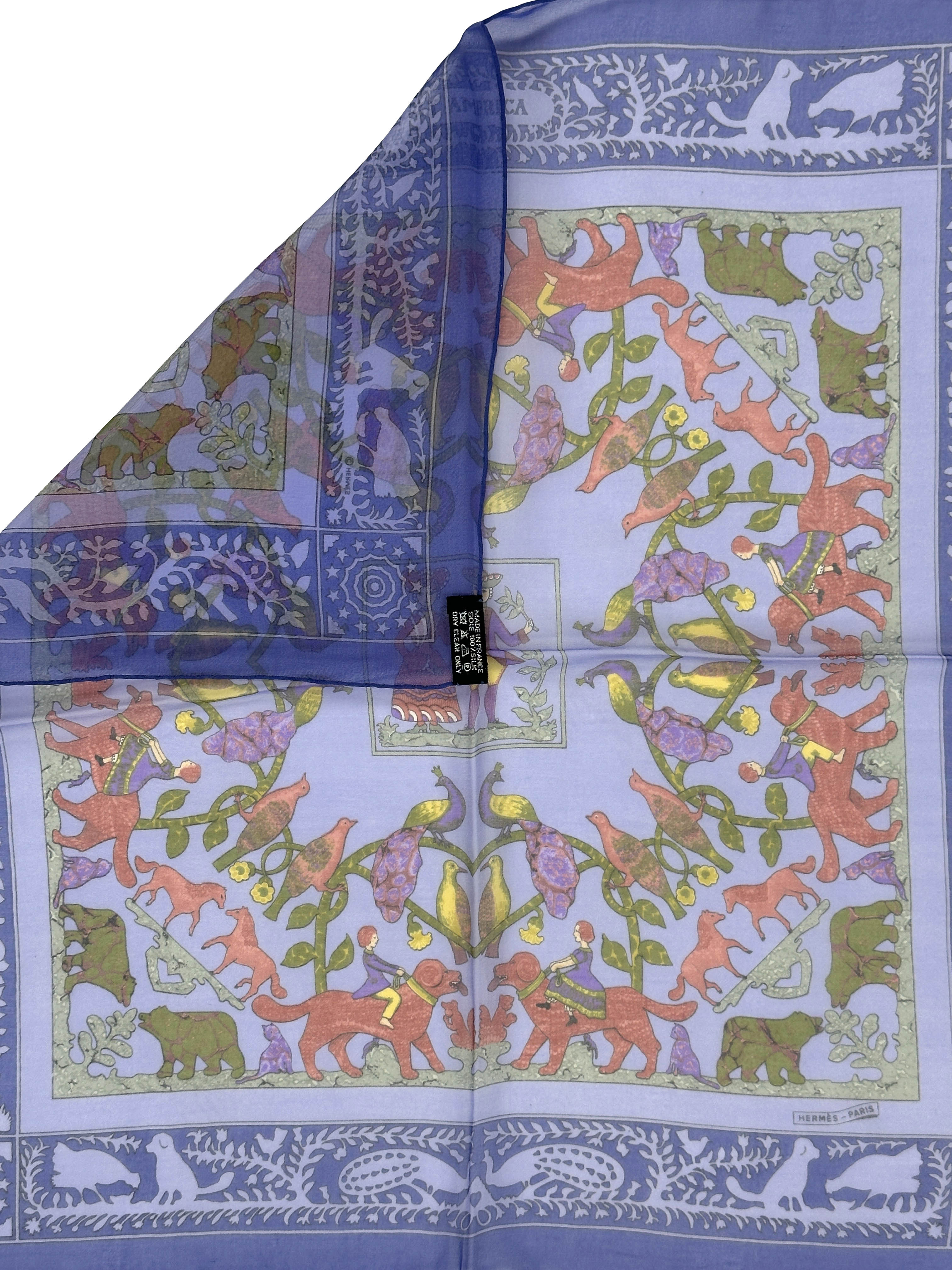 Hermès Early America Mousseline 45