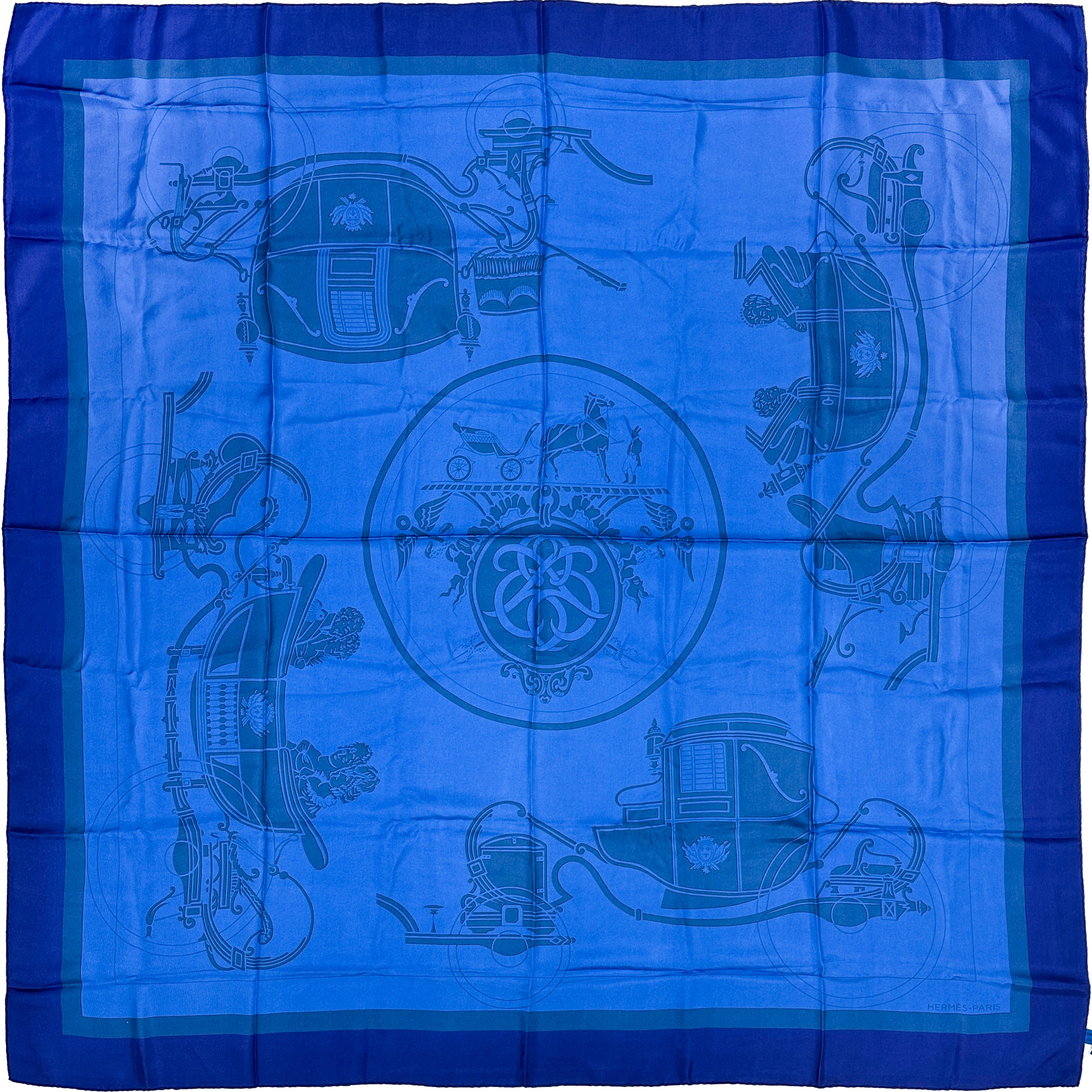 Hermès Ex-Libris Dip-Dye Silk 140