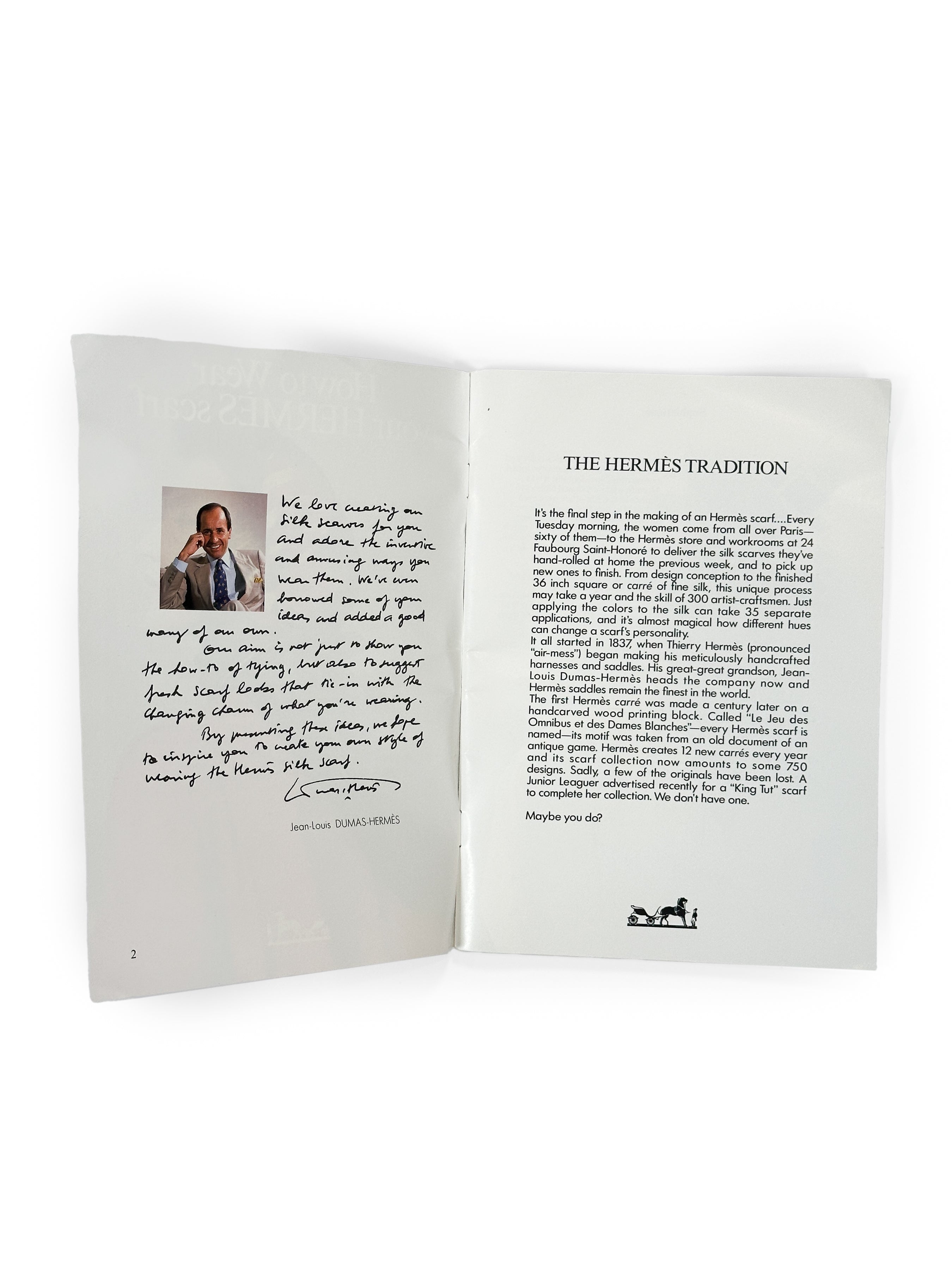 Hermès 1986 Tutorial Catalog
