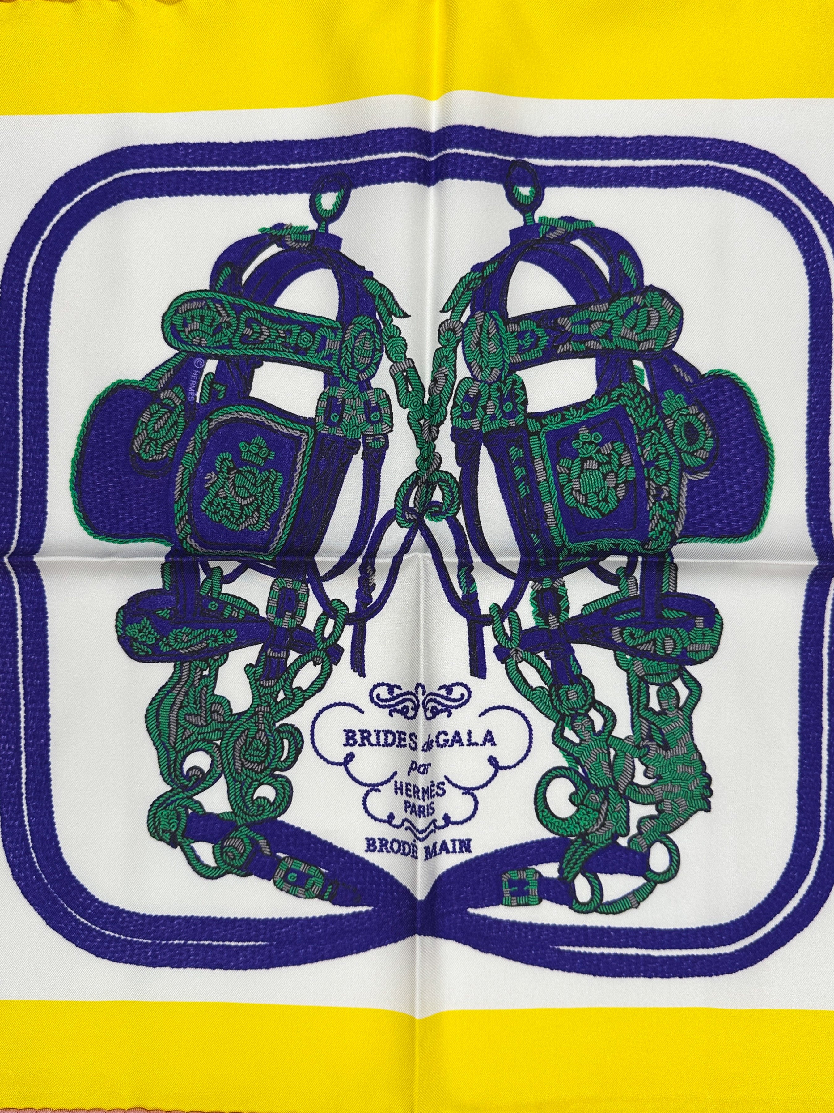 Hermès Brides de Gala Brodé 45