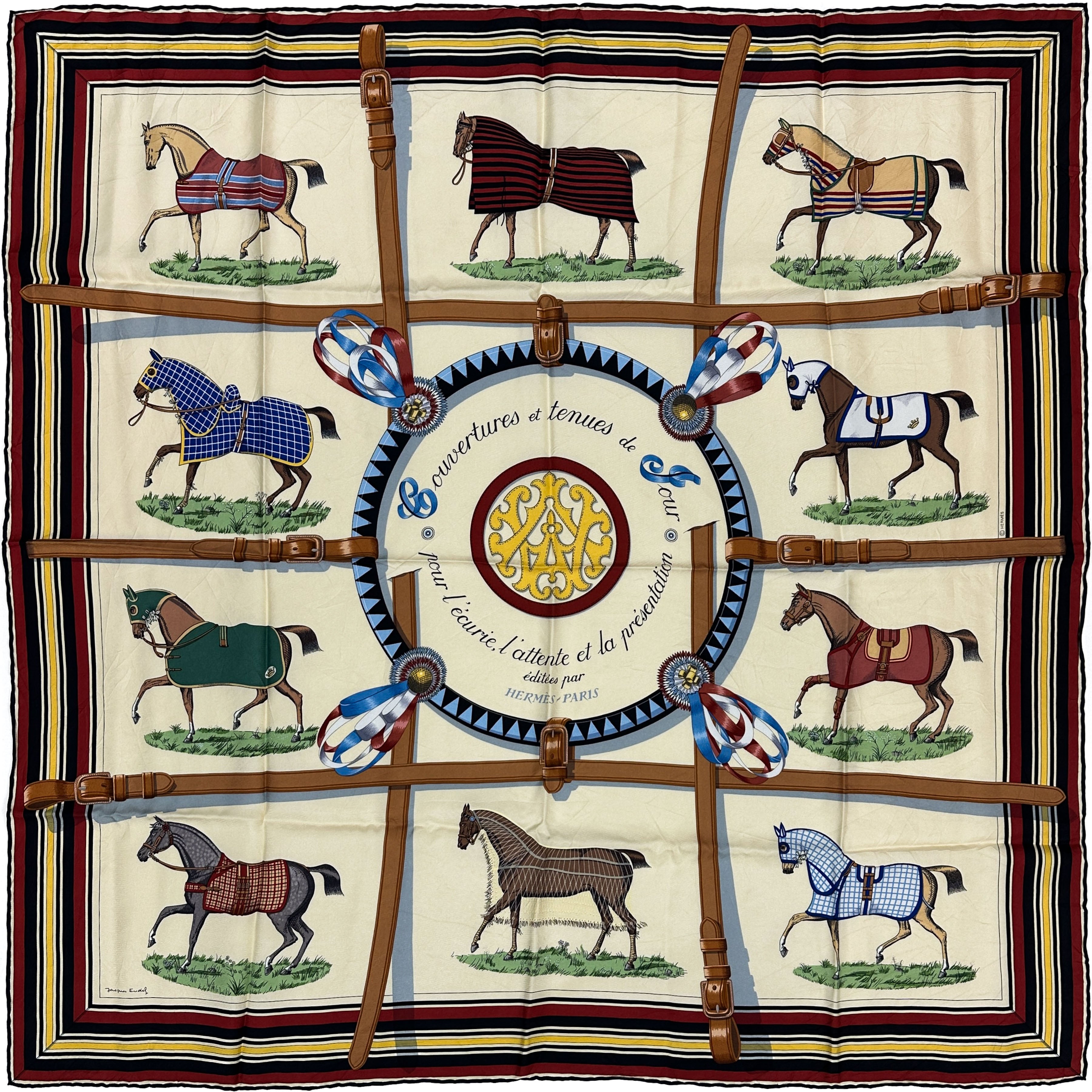 Hermès Couvertures et Tenues de Jour Forever 90