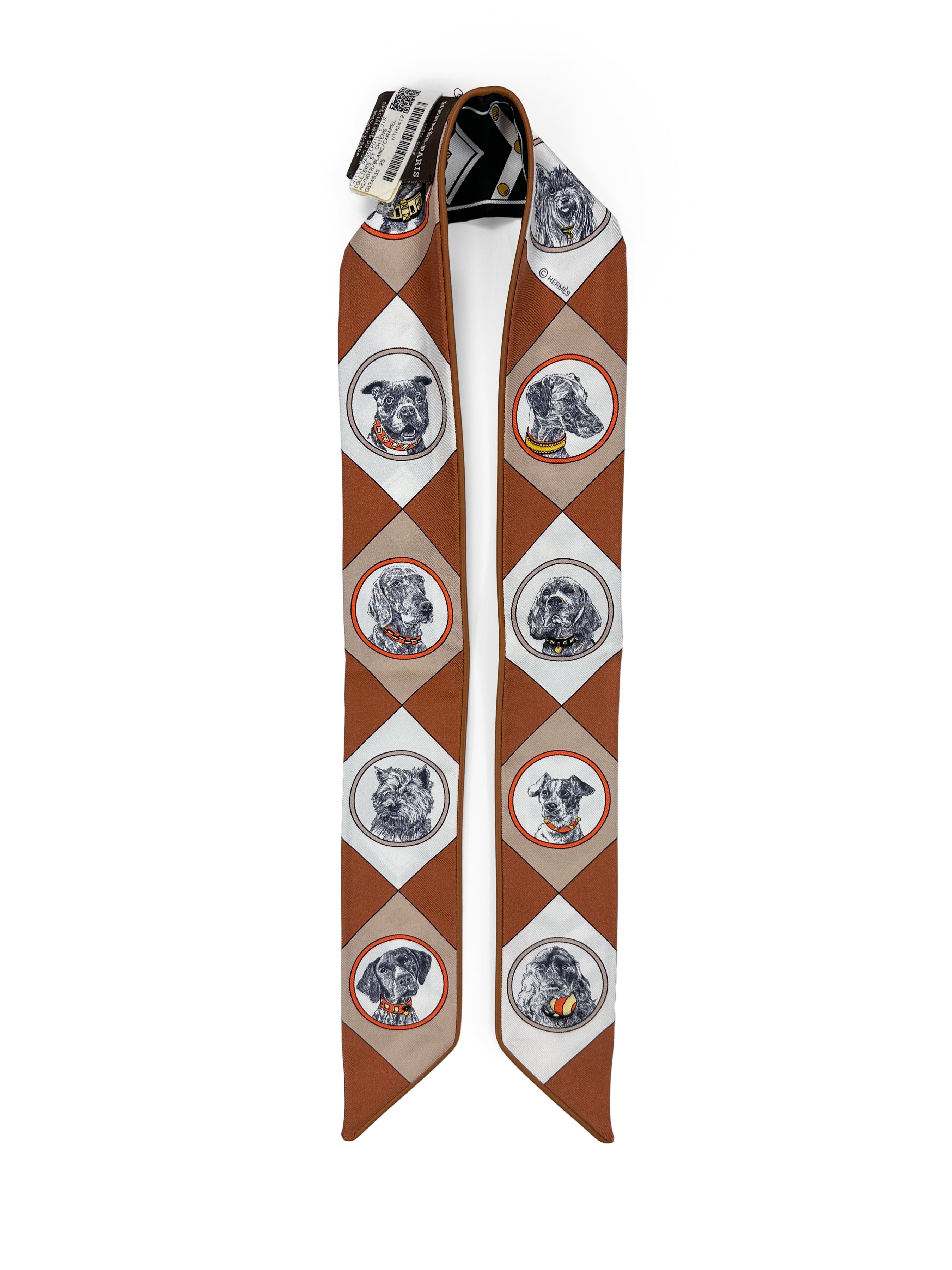 Hermès Colliers et Chiens Forever Twilly