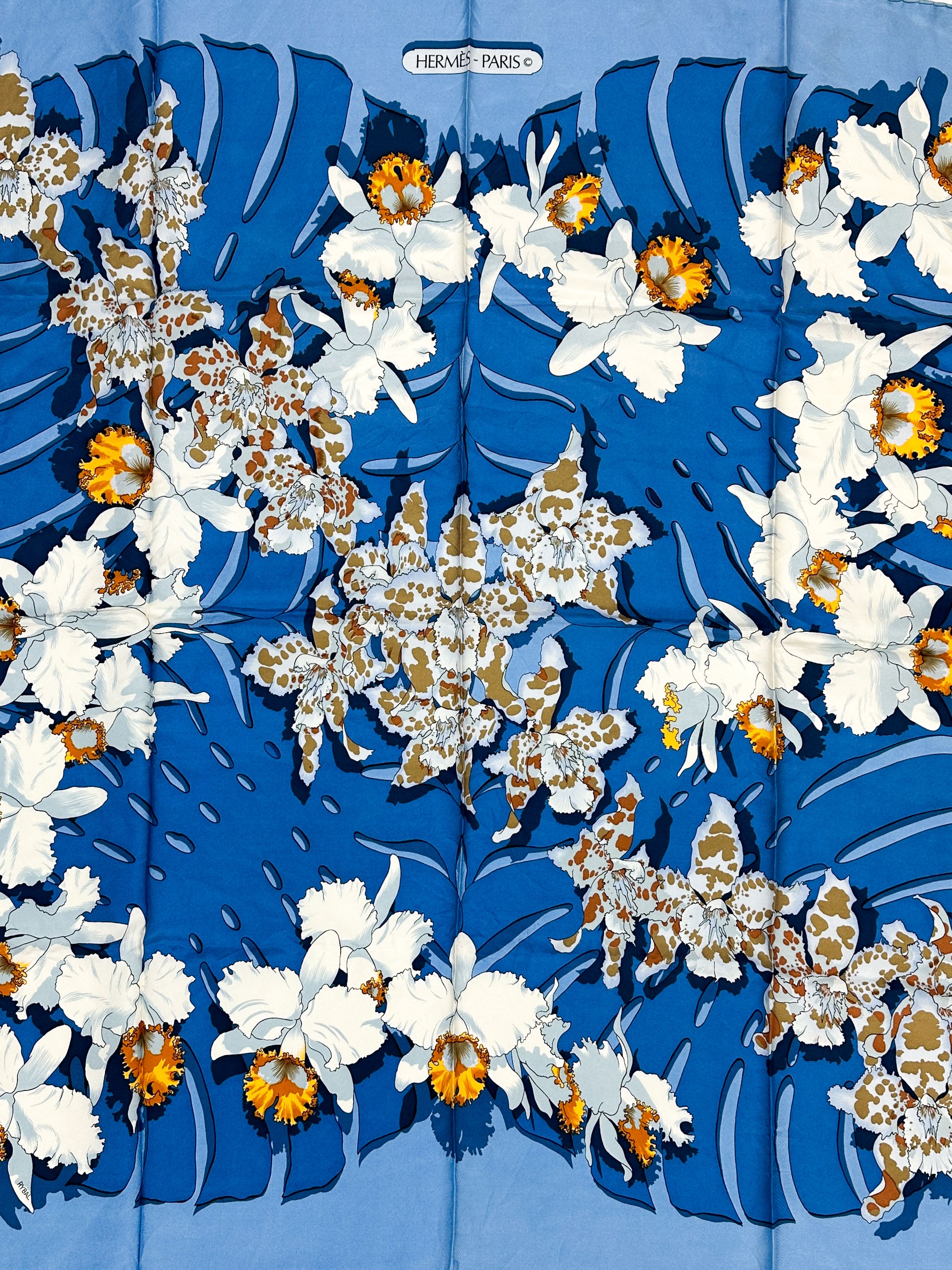 Hermès Les Orchidées III 90