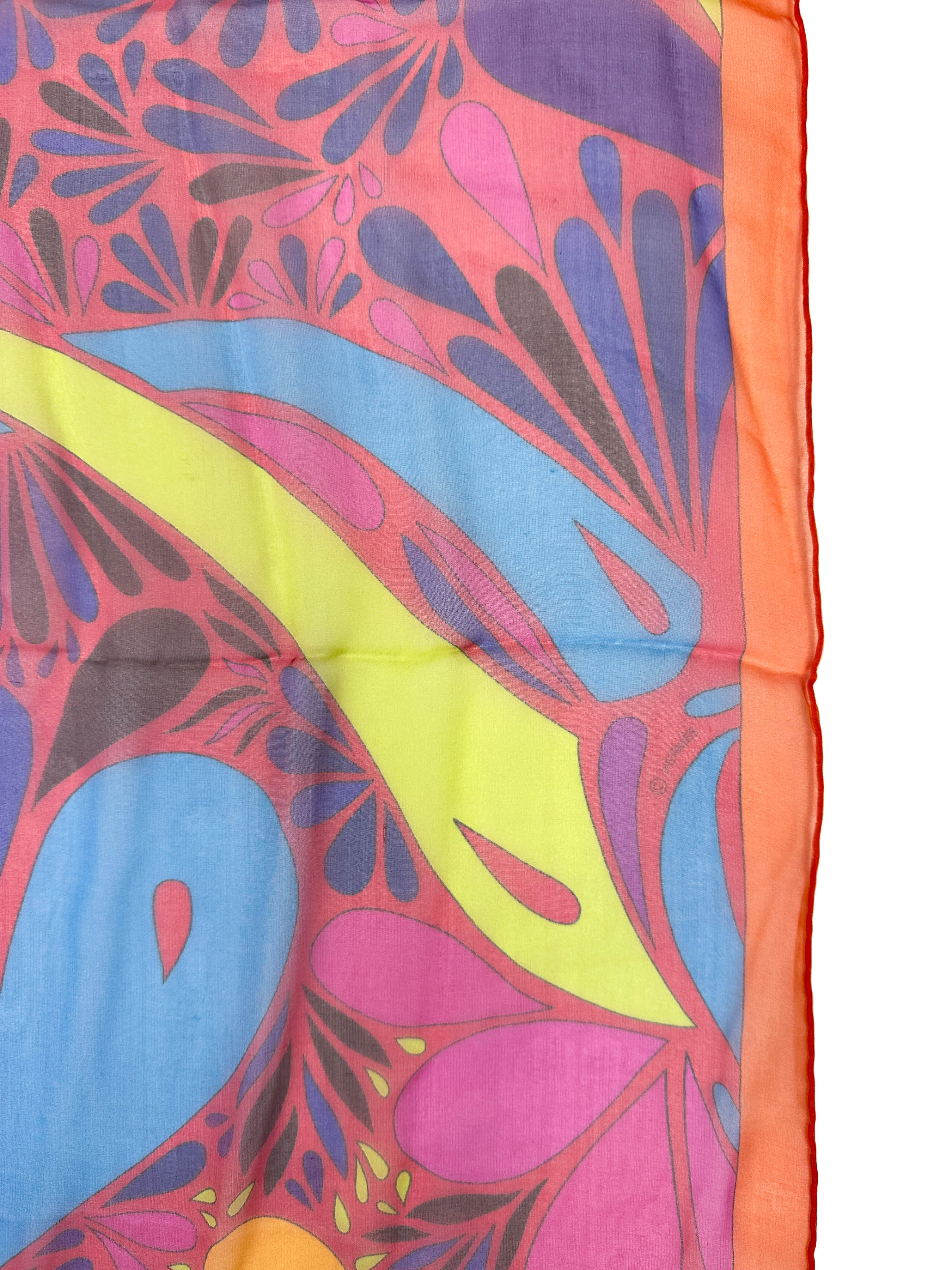 Hermès Millefleurs du Mexique Mousseline 140