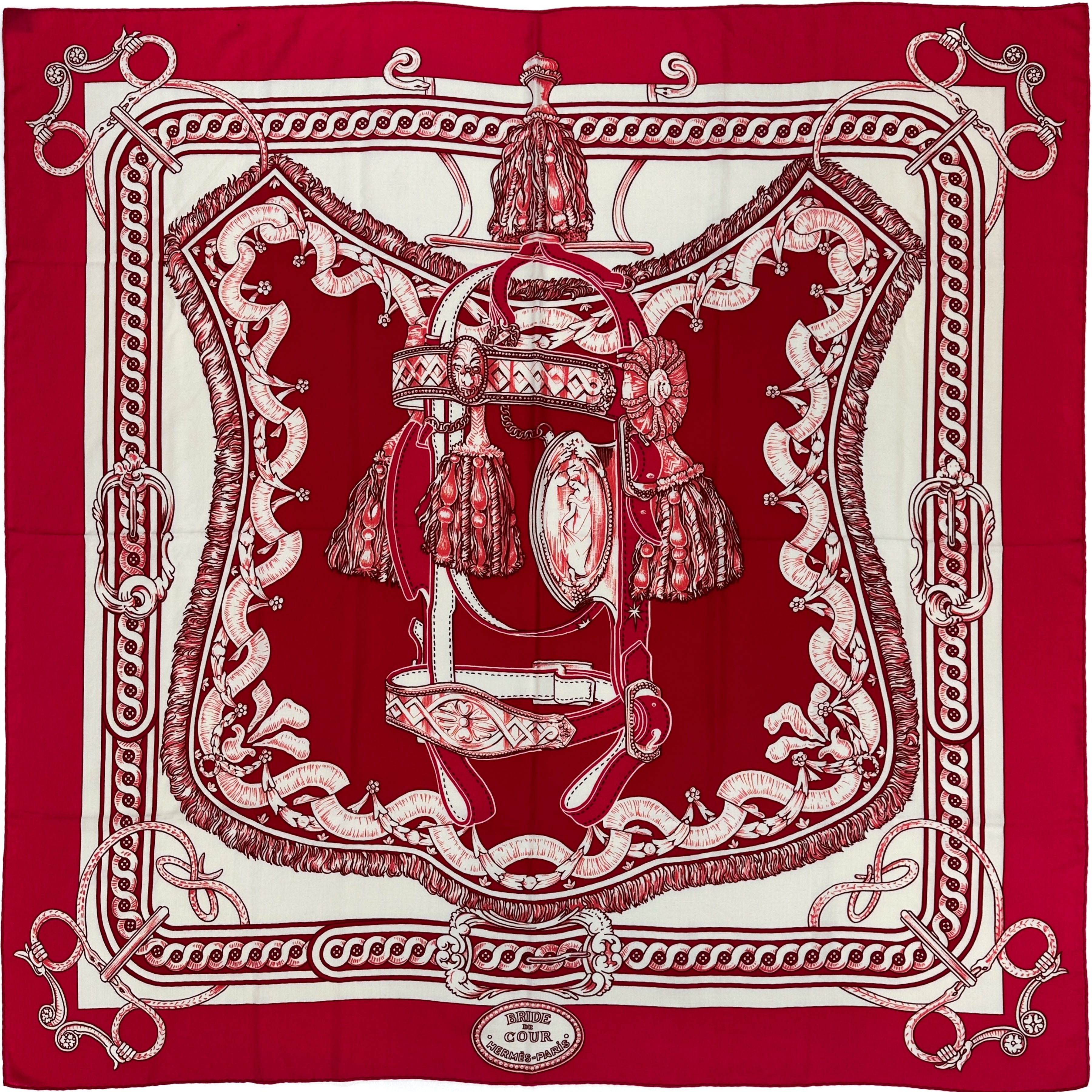 Hermès Brides de Cour Cashmere Silk 140