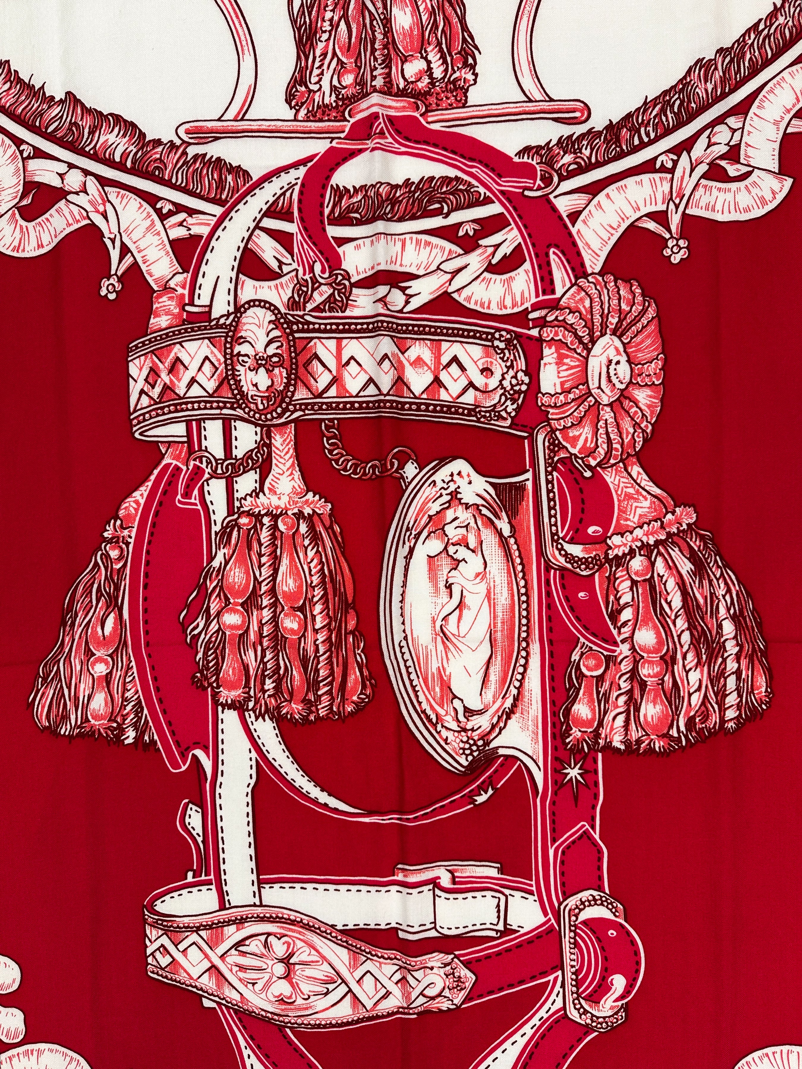 Hermès Brides de Cour Cashmere Silk 140