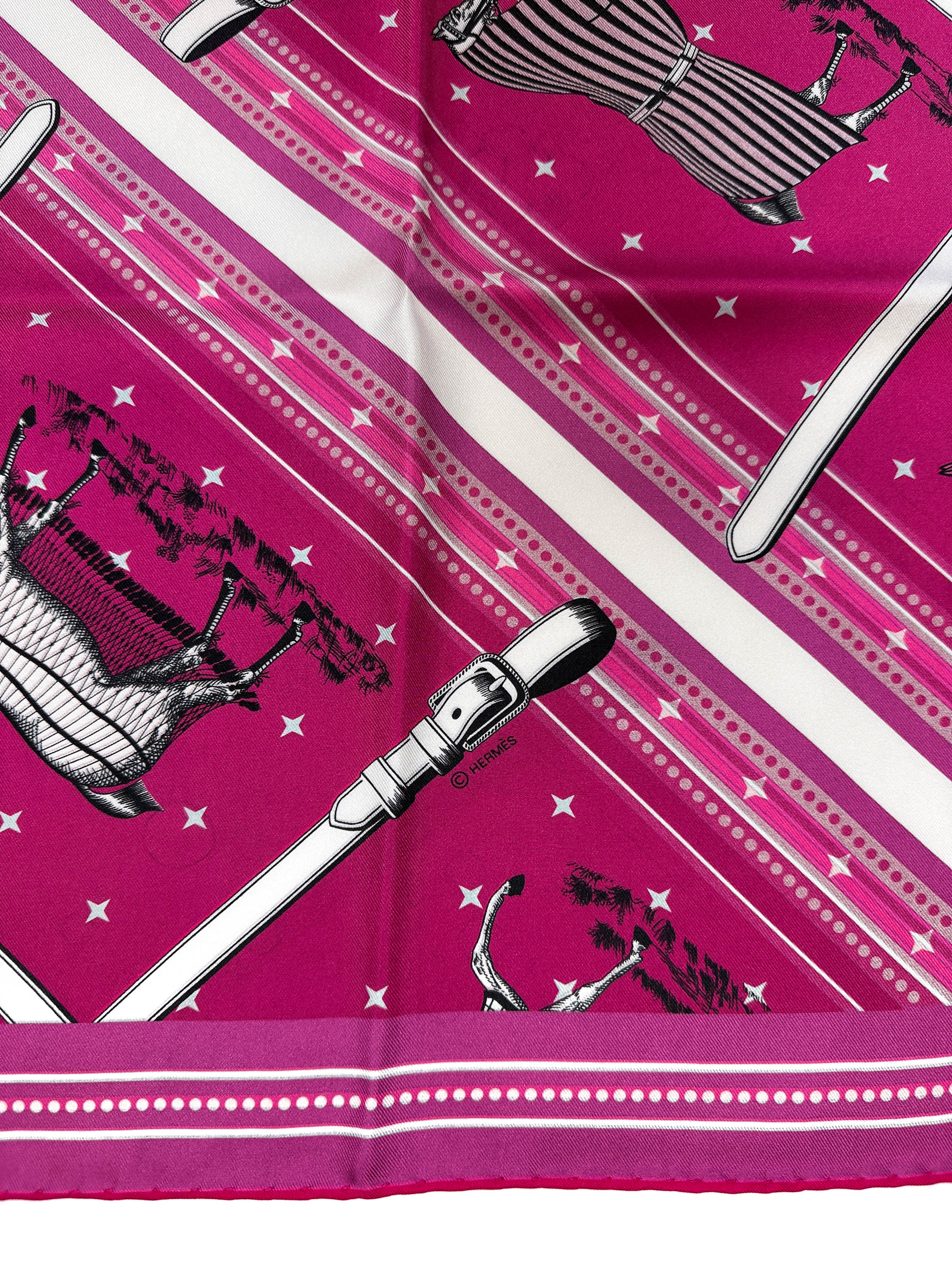 Hermès Couvertures et Tenues de Jour Bandana Double Face 90