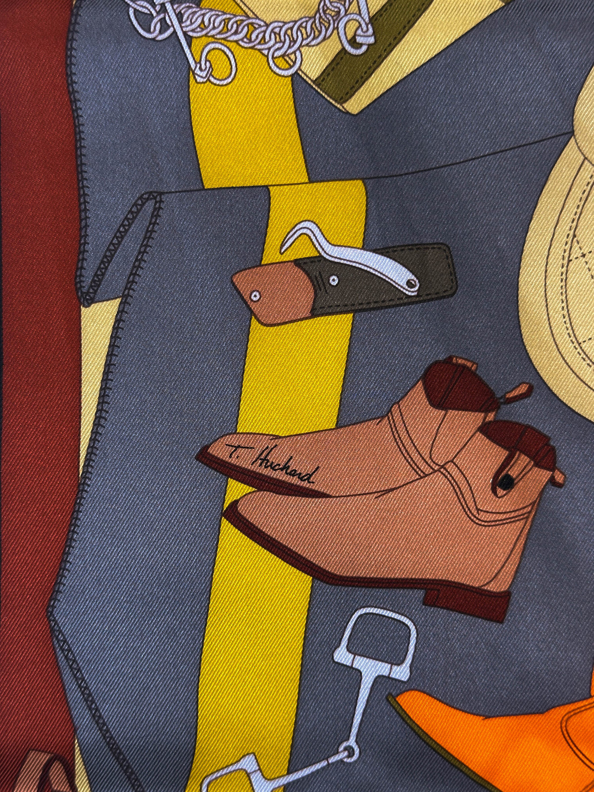Hermès Pele-Mele Sellier Leather Buckle 70