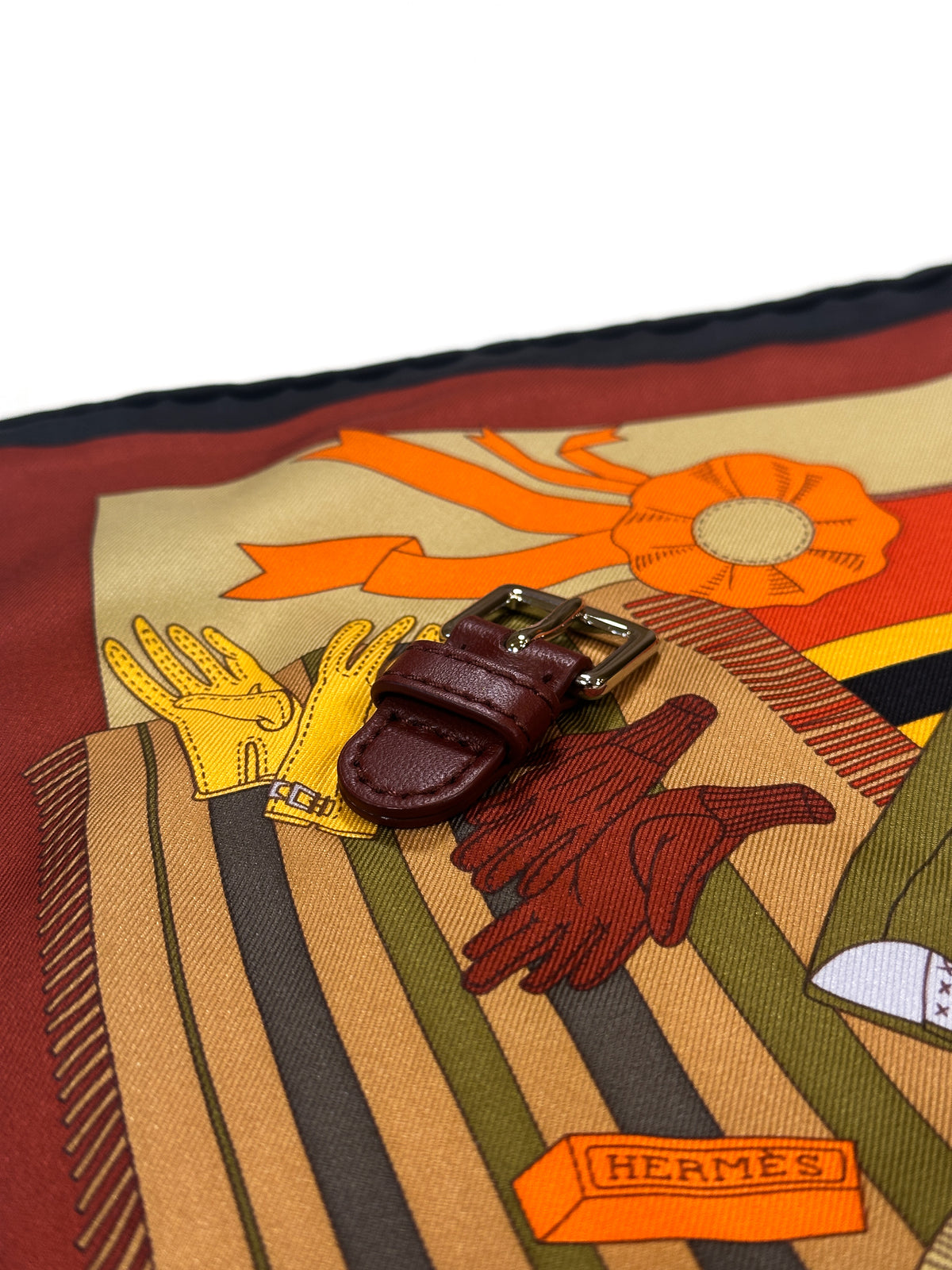 Hermès Pele-Mele Sellier Leather Buckle 70