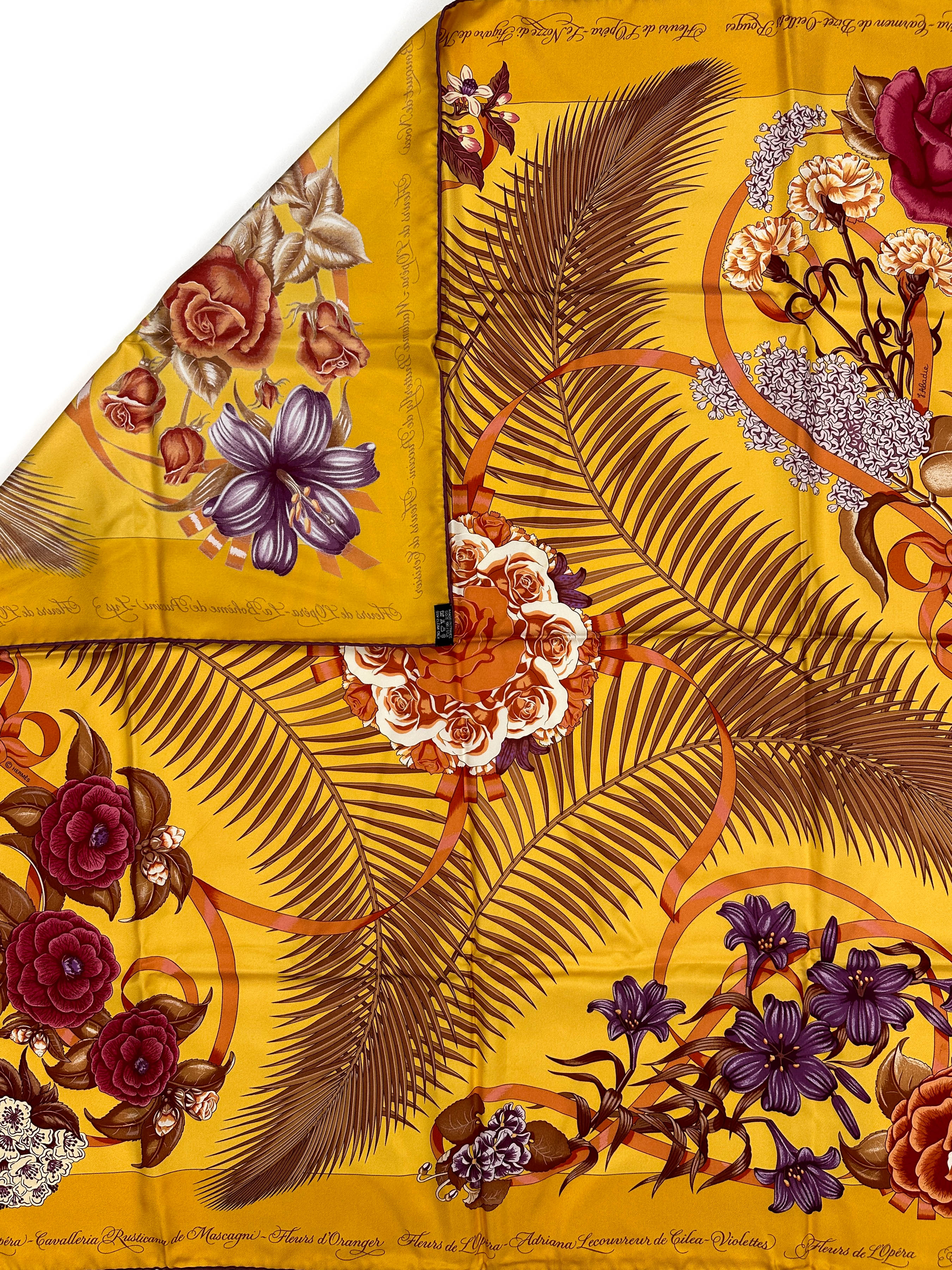 Hermès Fleurs de L’Opéra 90