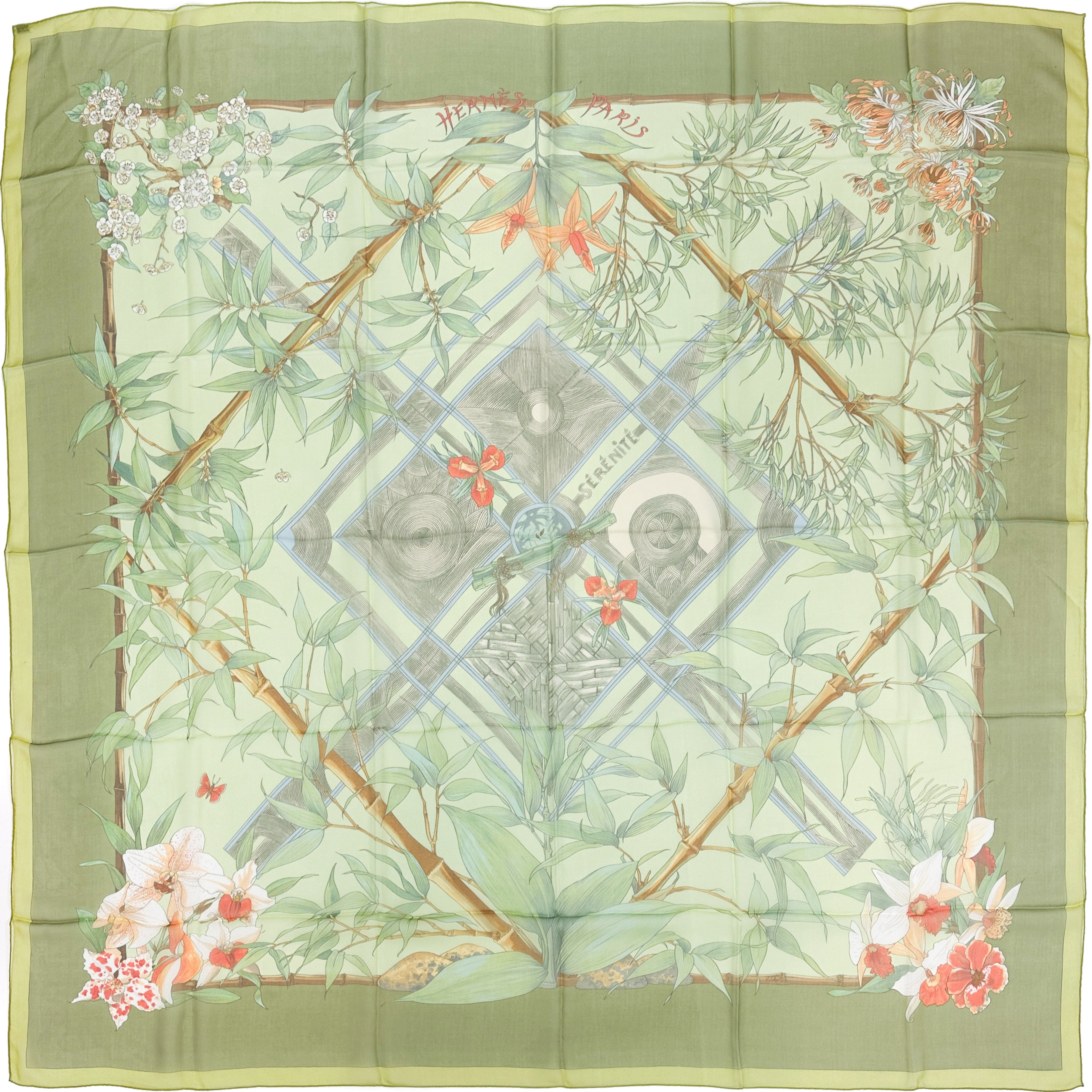 Hermès Sérénité Mousseline 140