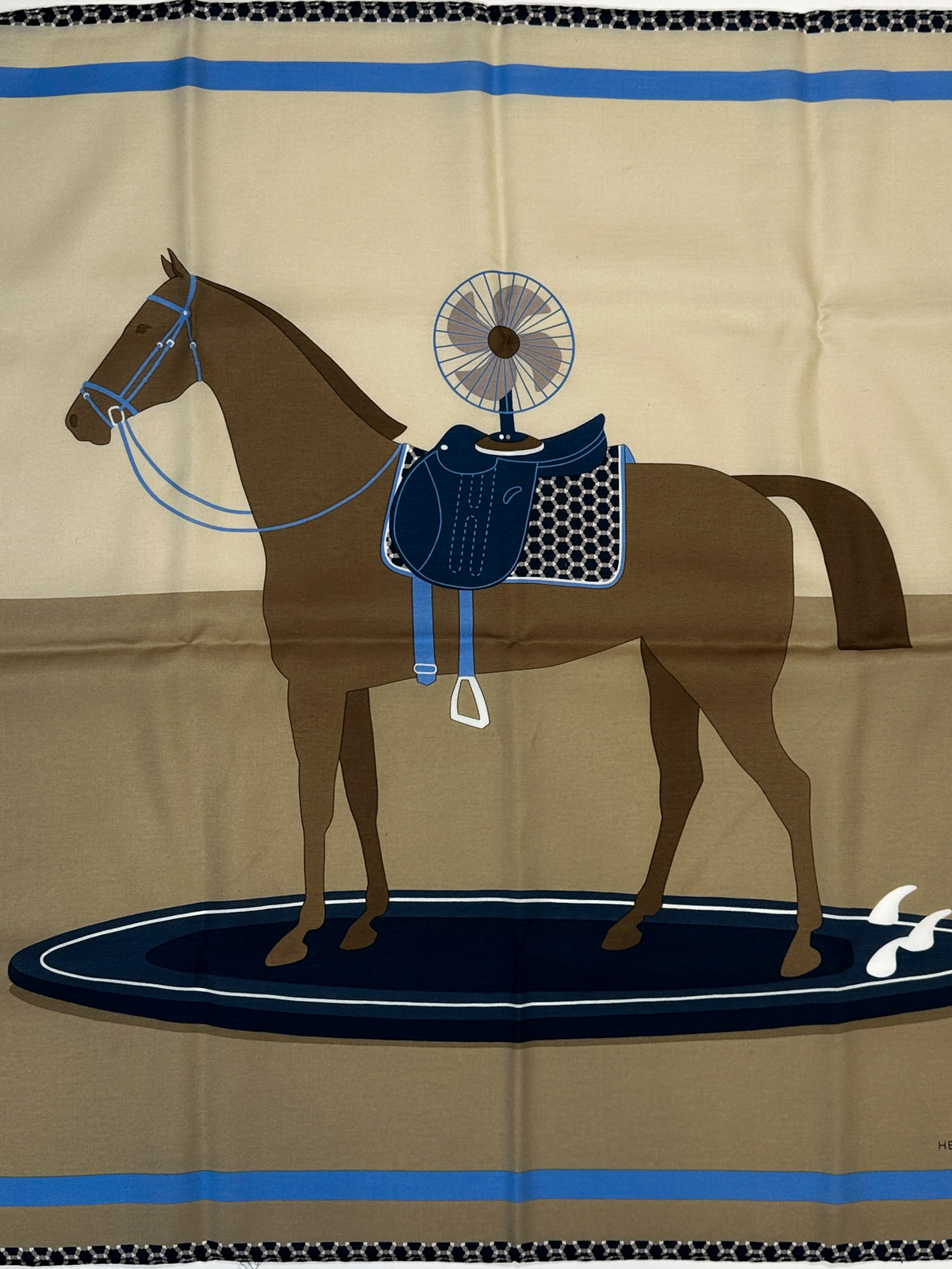 Hermès Surfing Fan 65