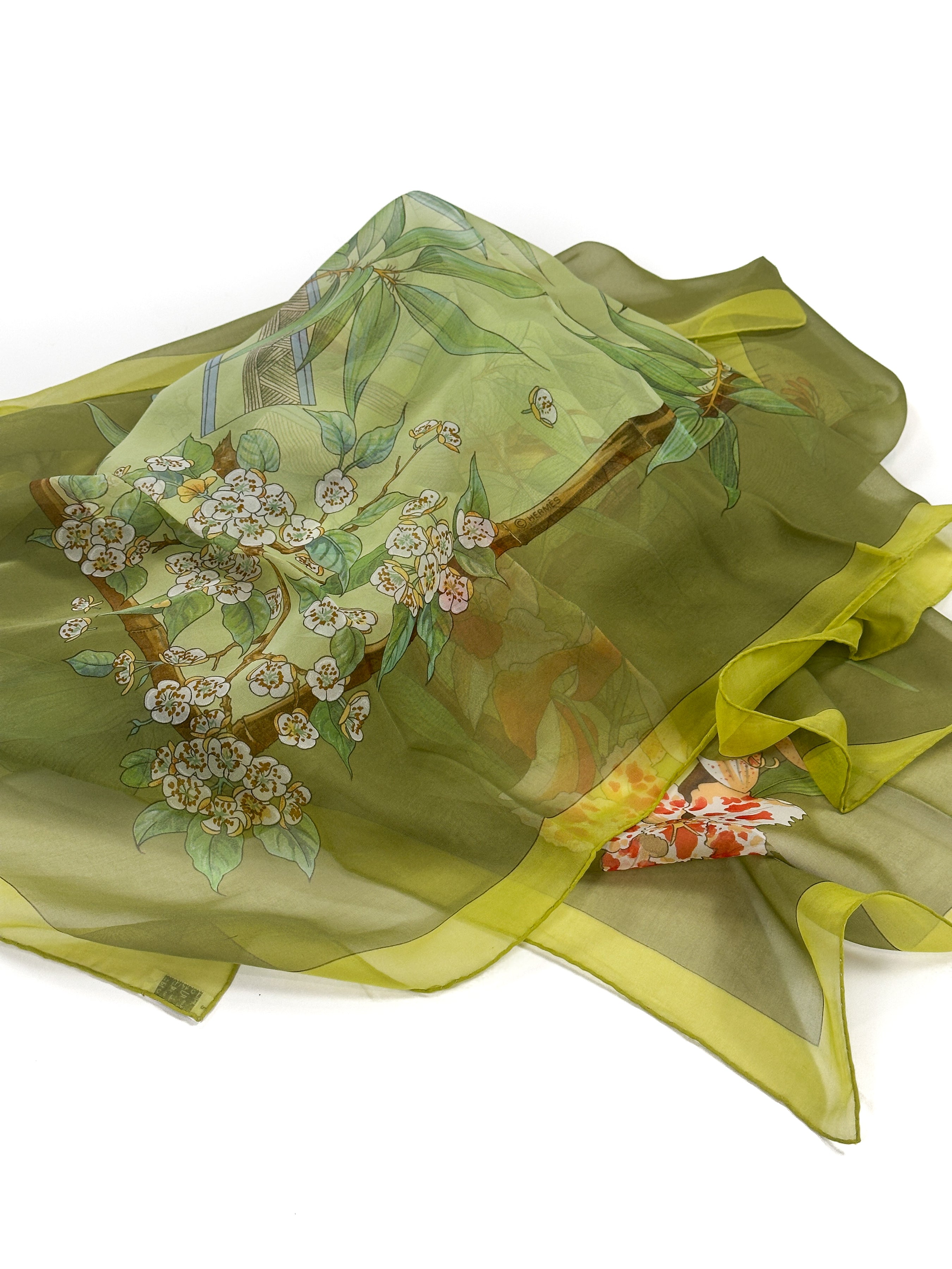 Hermès Sérénité Mousseline 140