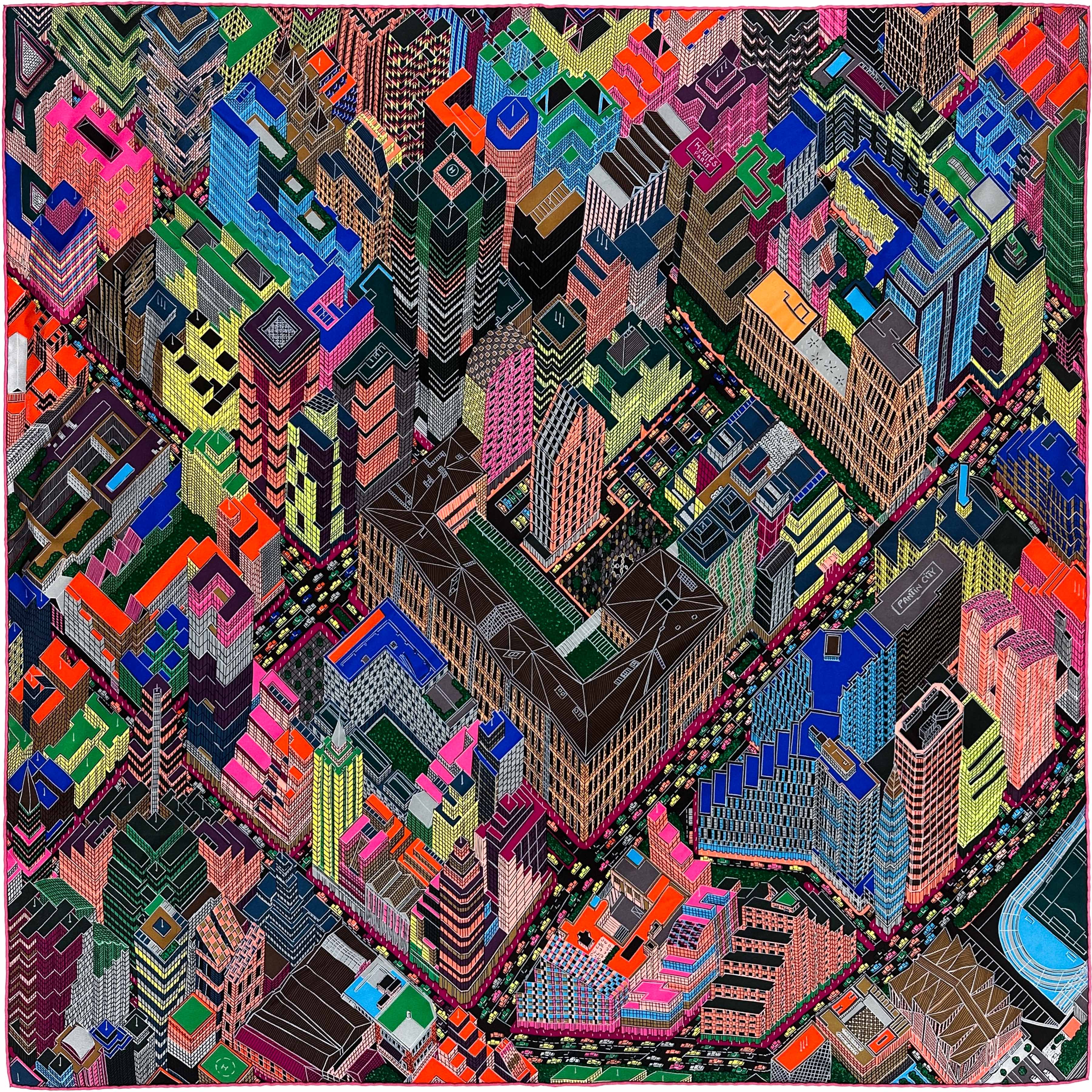 Hermès Pantin City 90