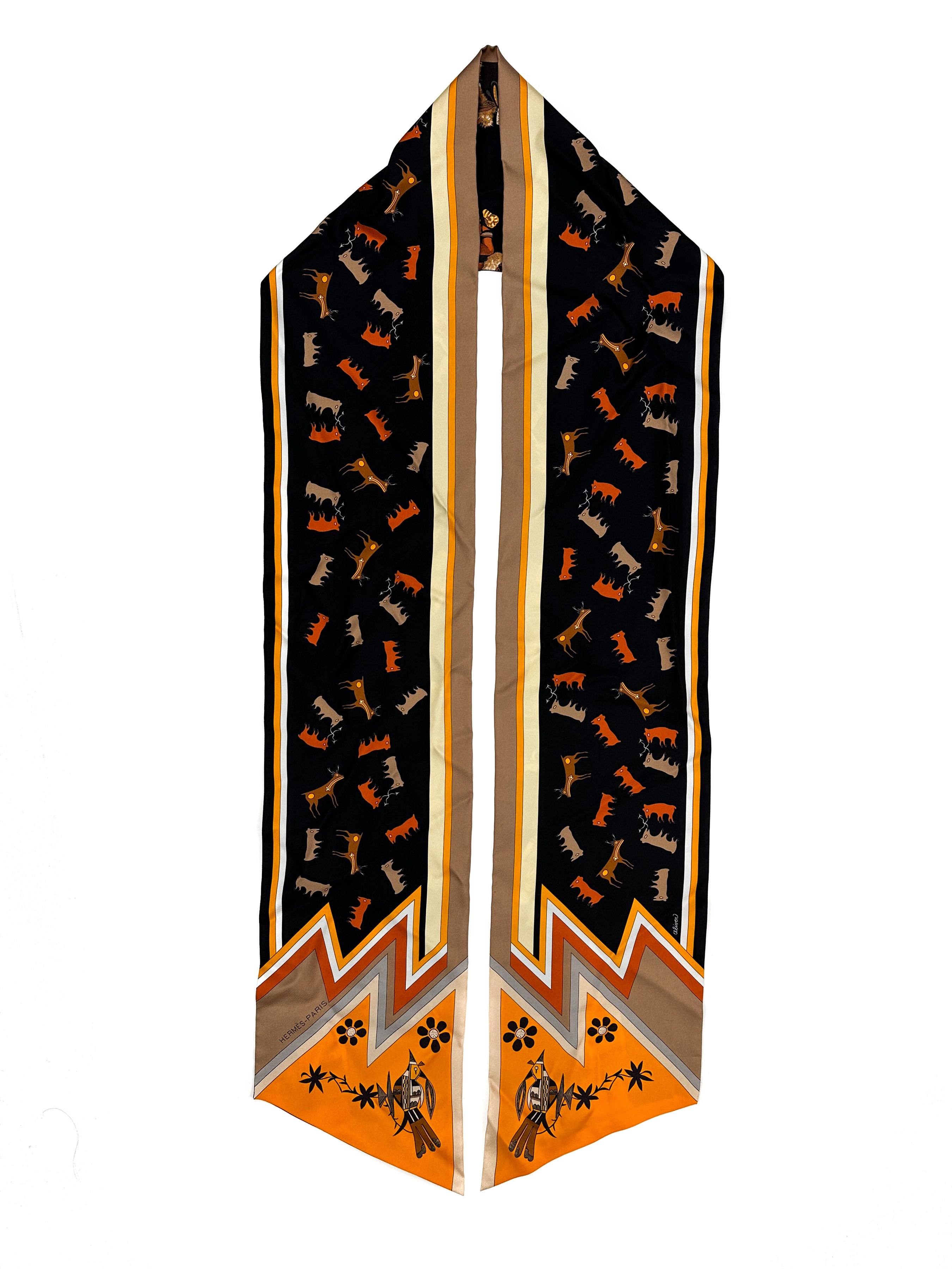 Hermès Kachinas Maxi Twilly