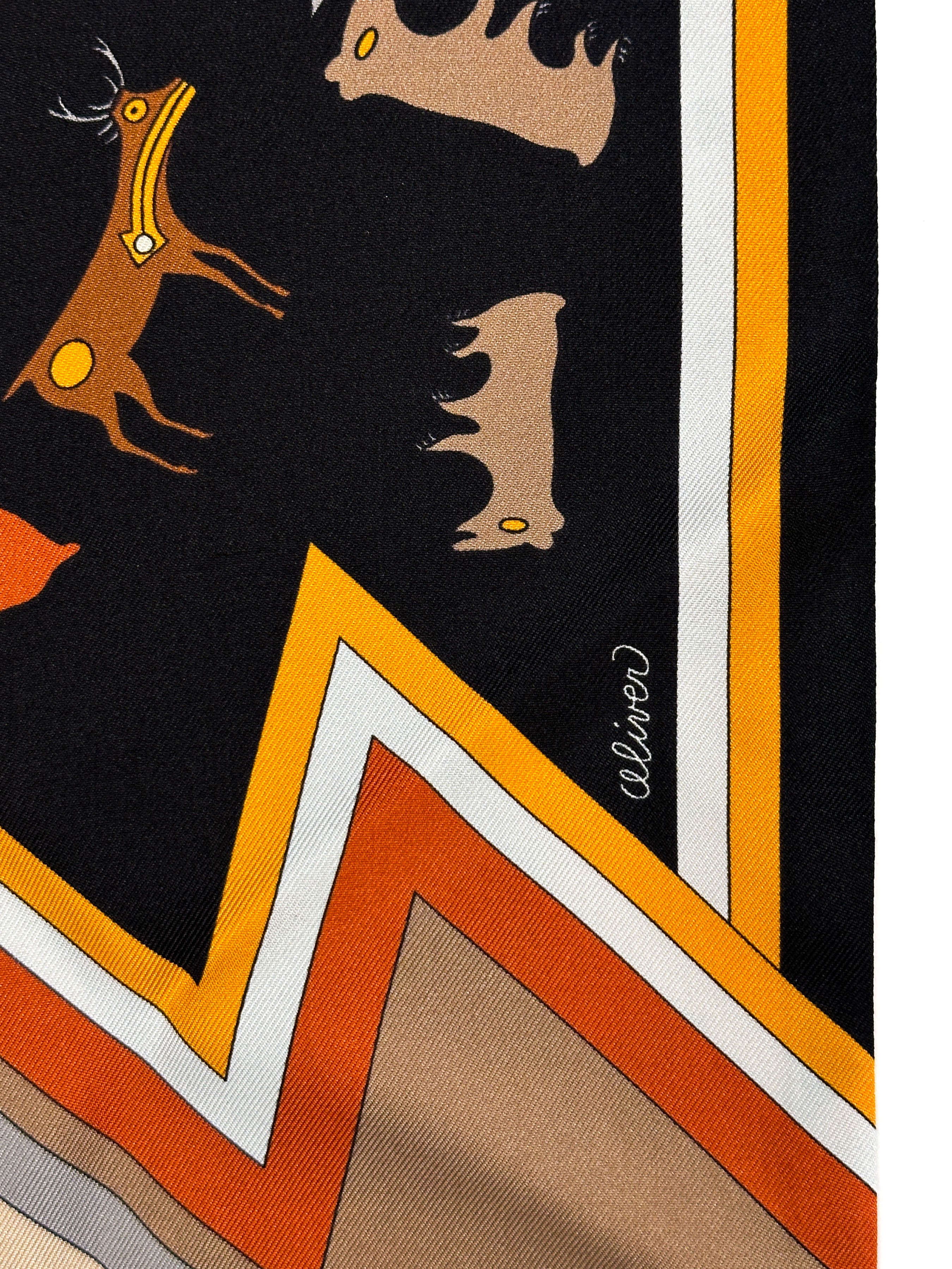 Hermès Kachinas Maxi Twilly