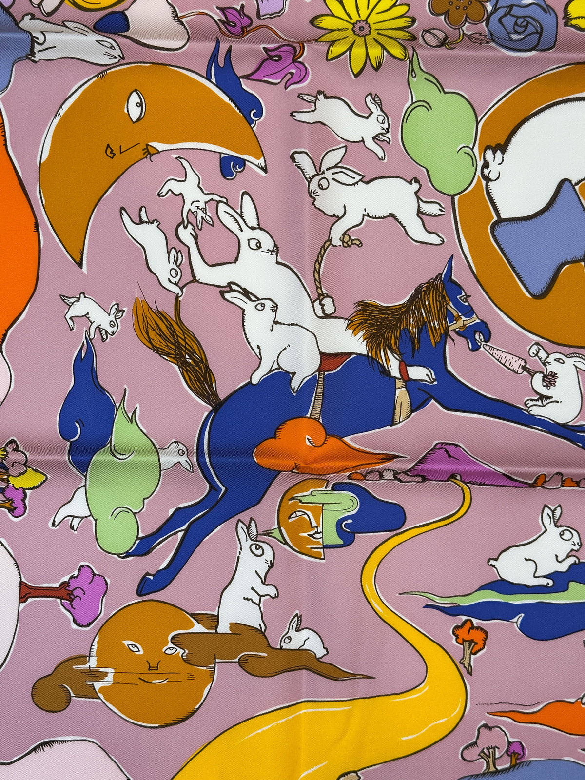 Hermès Mille et Un Lapins 90