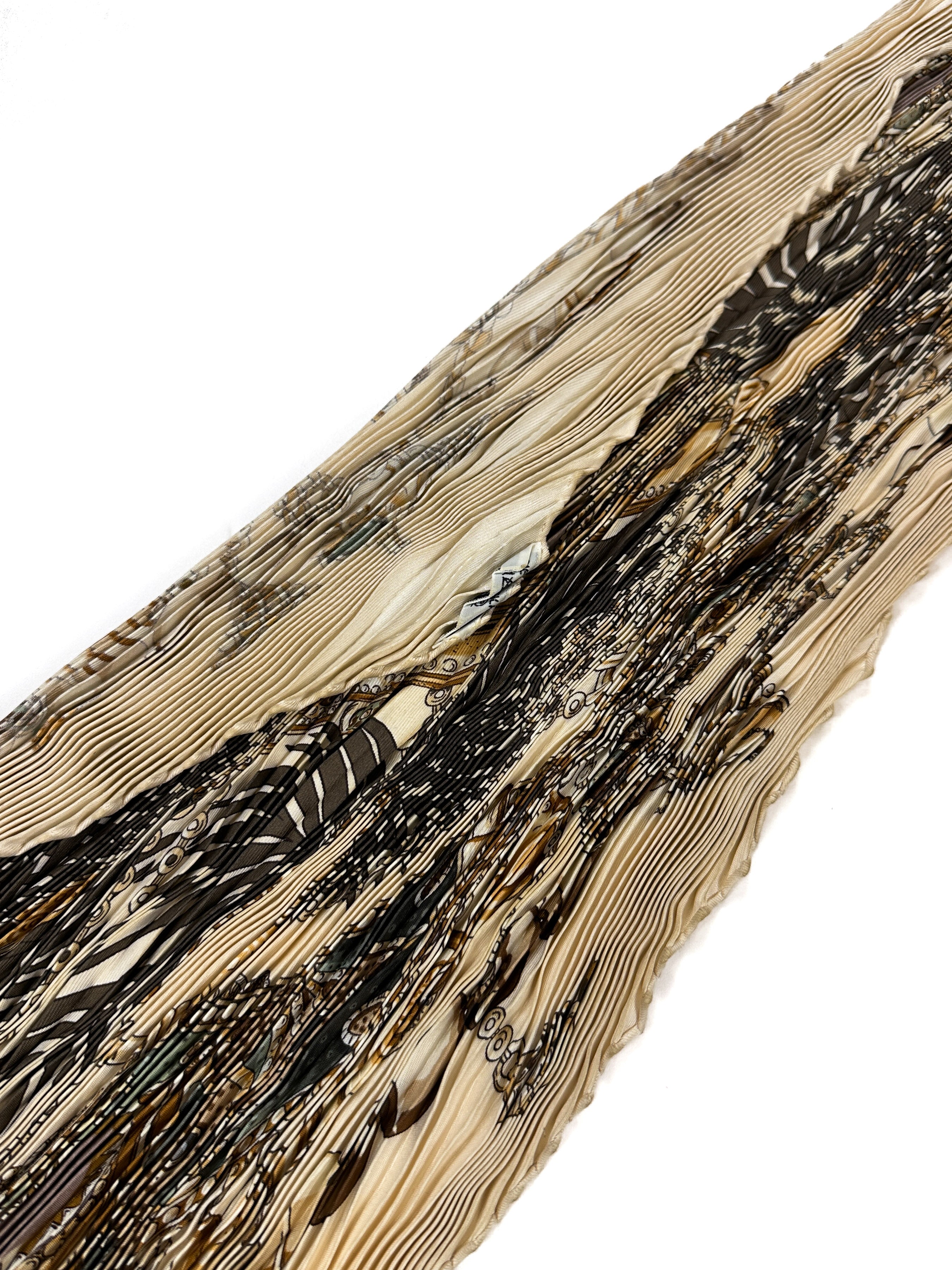 Hermès Terres Précieuses Plissé 90