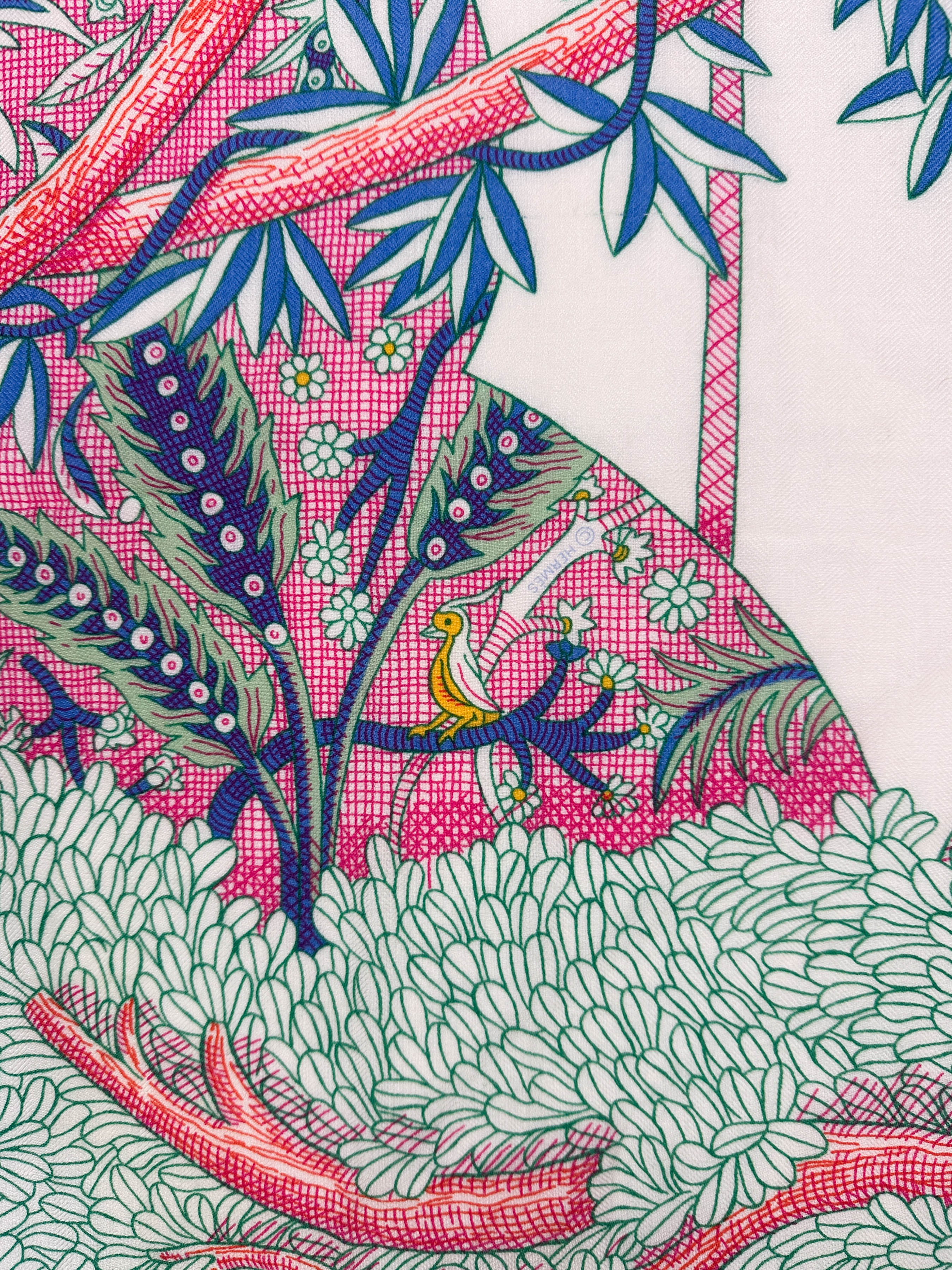 Hermès Acte III, Scène I, La Clairiere Cashmere Silk 140