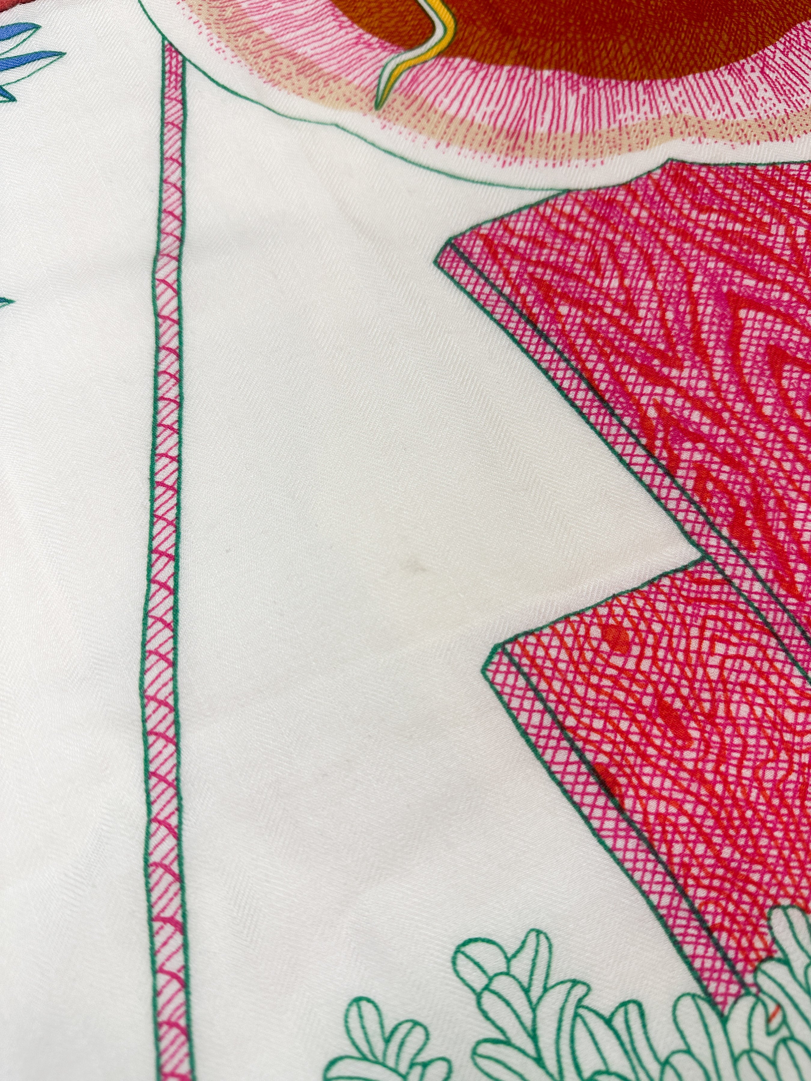 Hermès Acte III, Scène I, La Clairiere Cashmere Silk 140