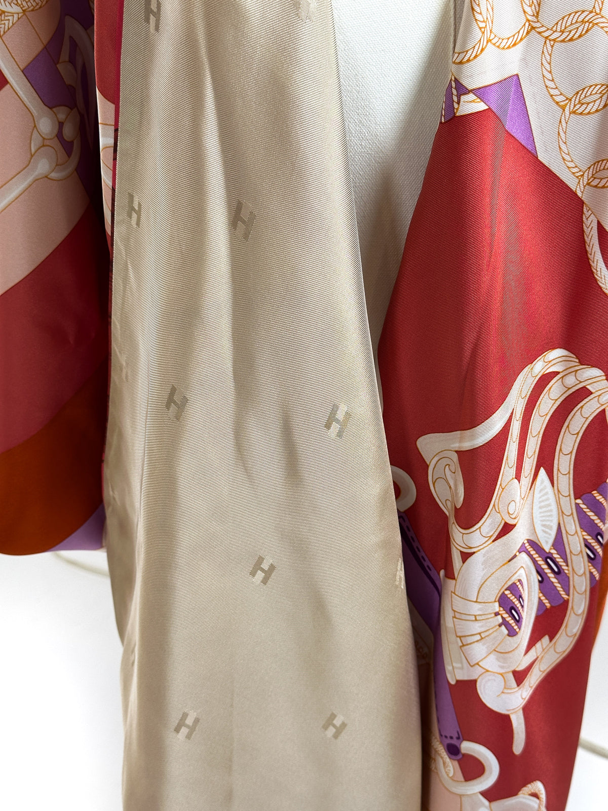 Hermès Petit H Cliquetis Silk Tunic