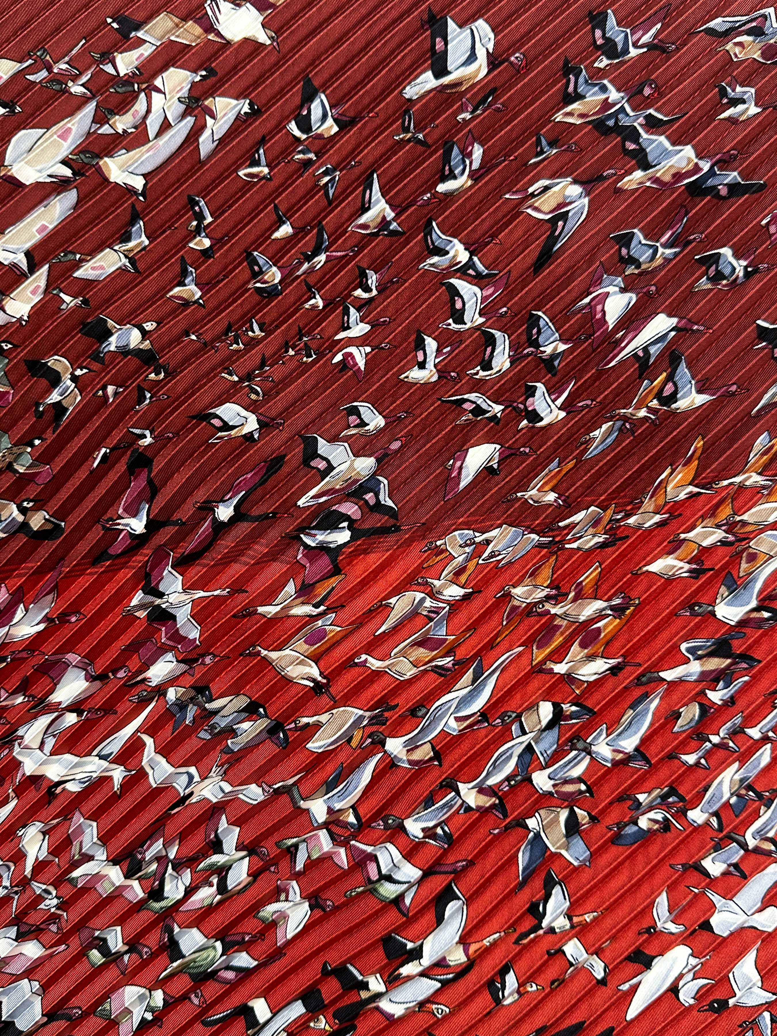 Hermès Libres Comme L'Air Plissé 90